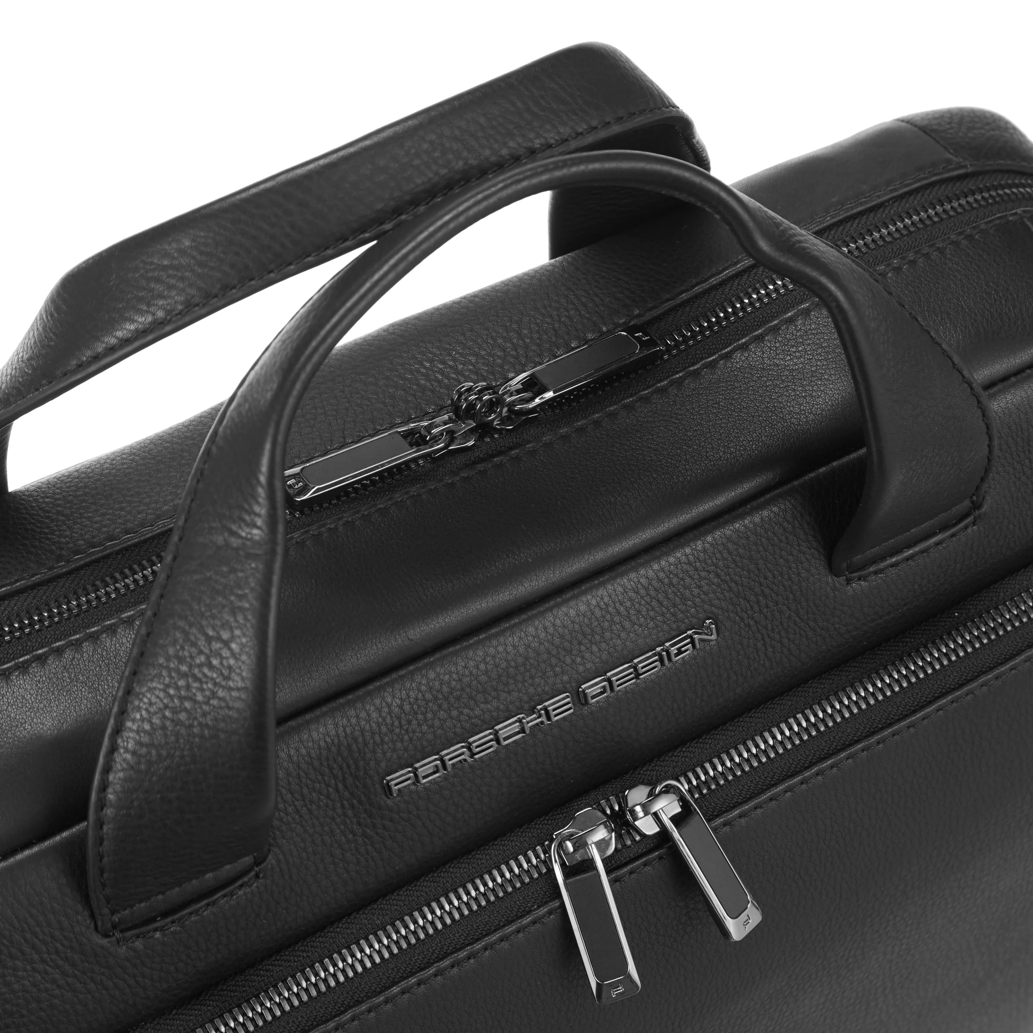 Porsche Design Roadster Leather Briefbag S 39 cm - Black