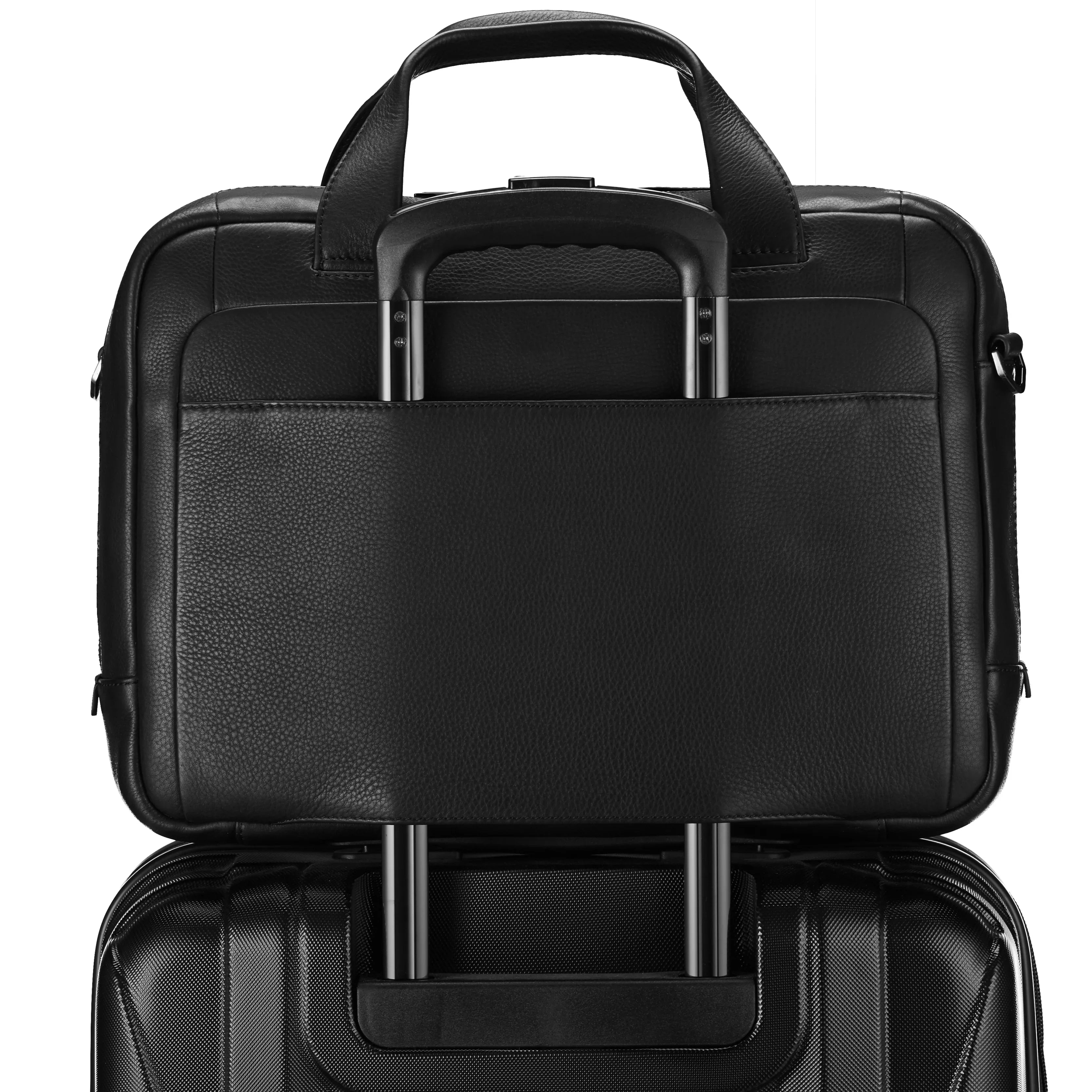 Porsche Design Roadster Leather Briefbag S 39 cm - Black