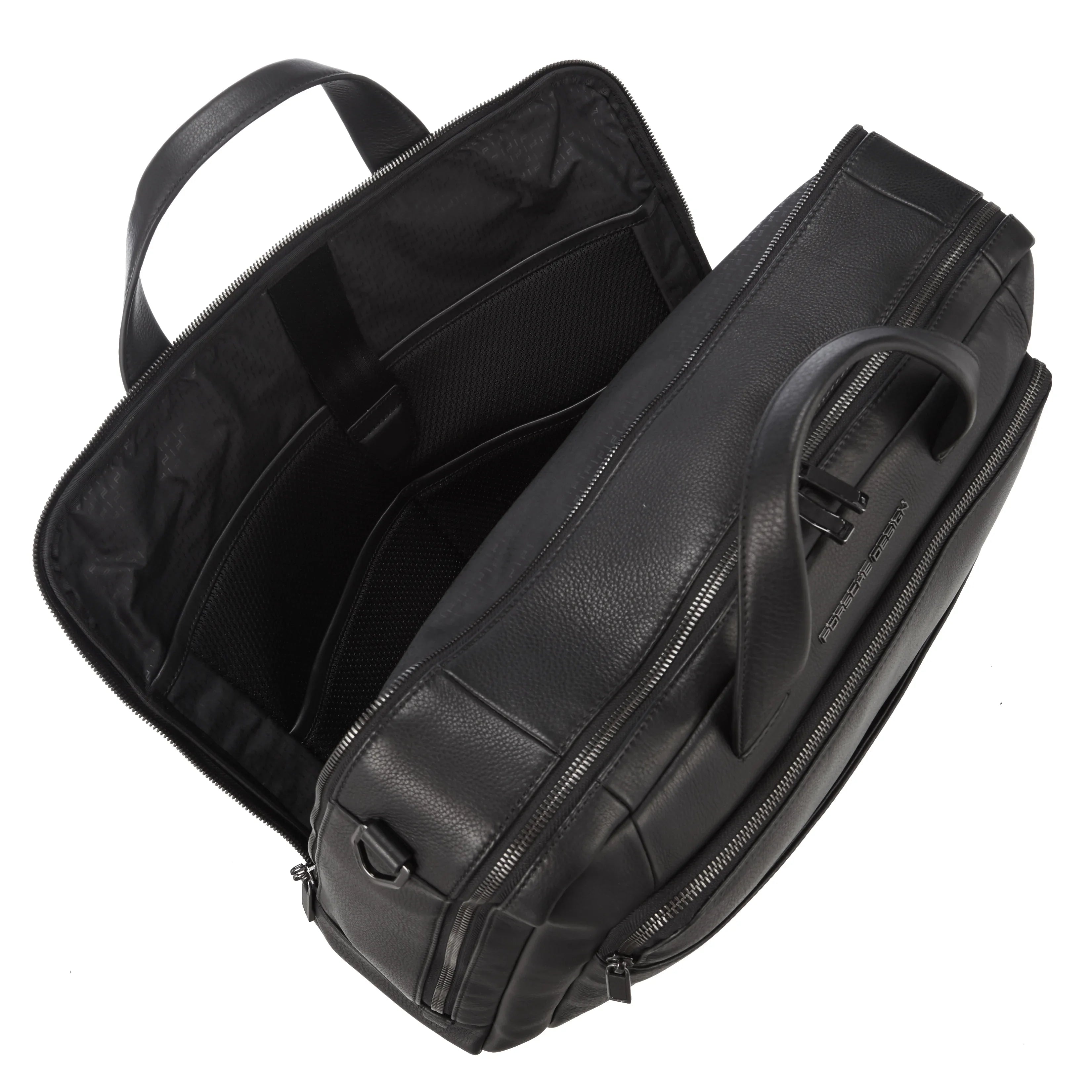 Porsche Design Roadster Leather Briefbag M 43 cm - Black