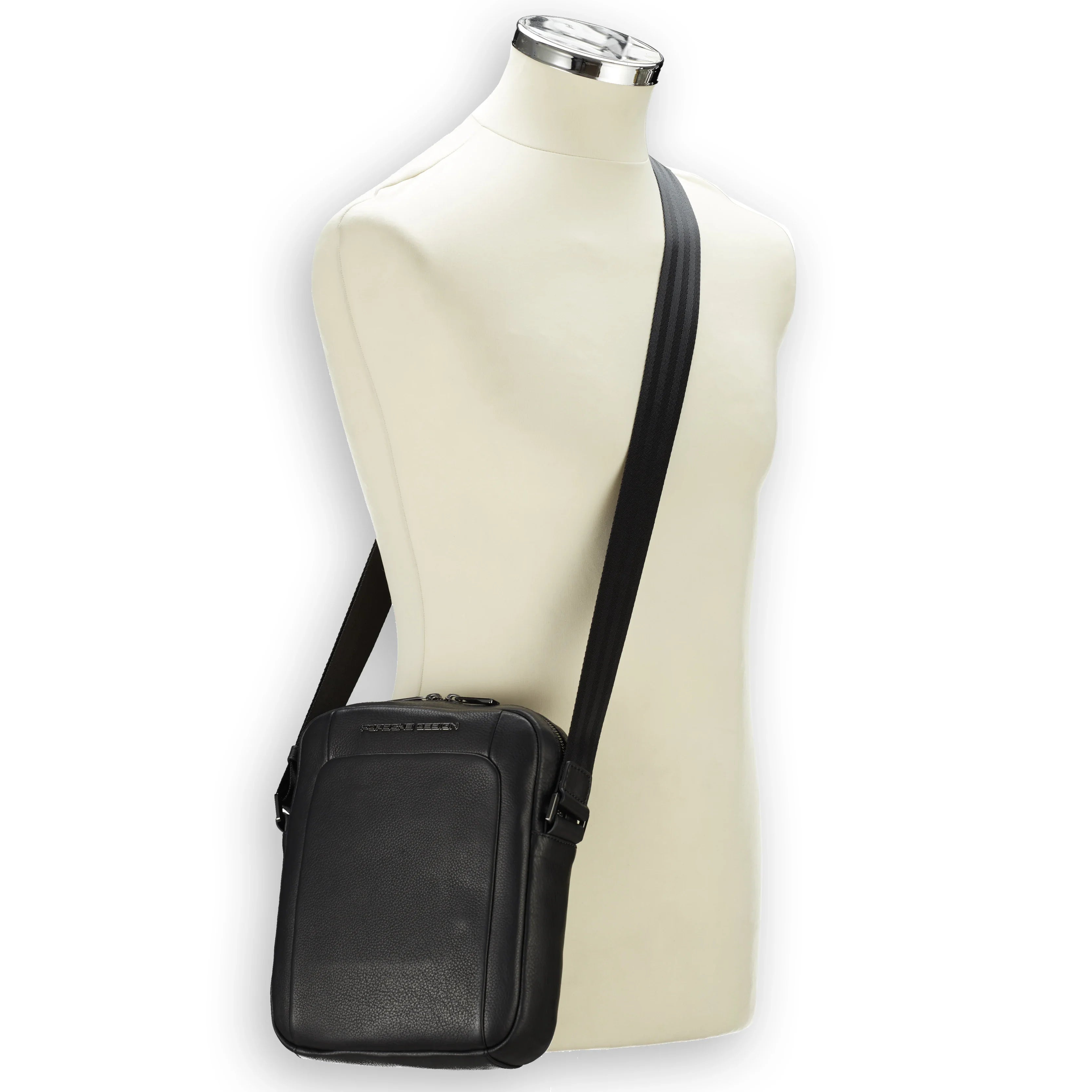 Porsche Design Roadster Leather Shoulderbag XS 24 cm - Black