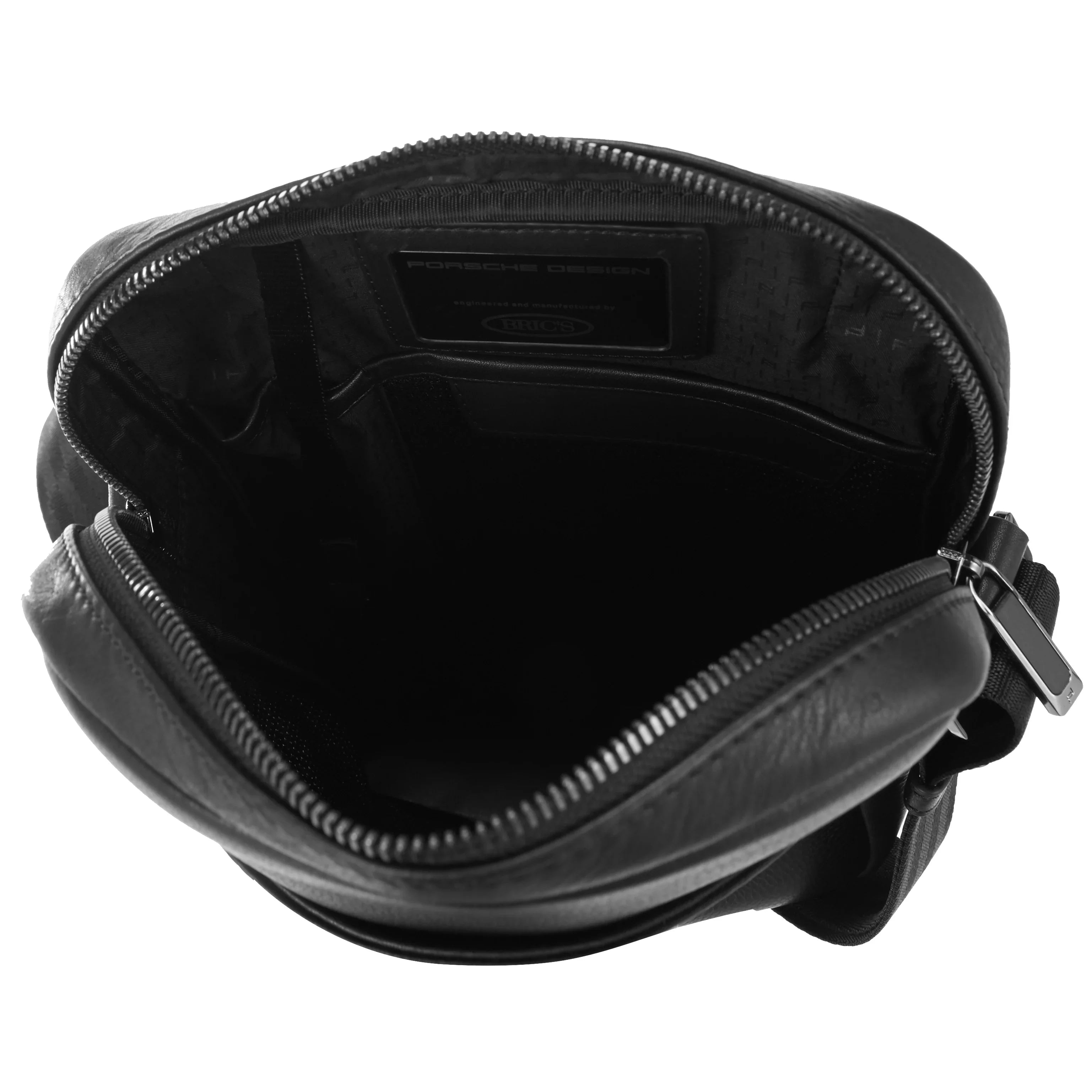 Porsche Design Roadster Leather Shoulderbag XS 24 cm - Black
