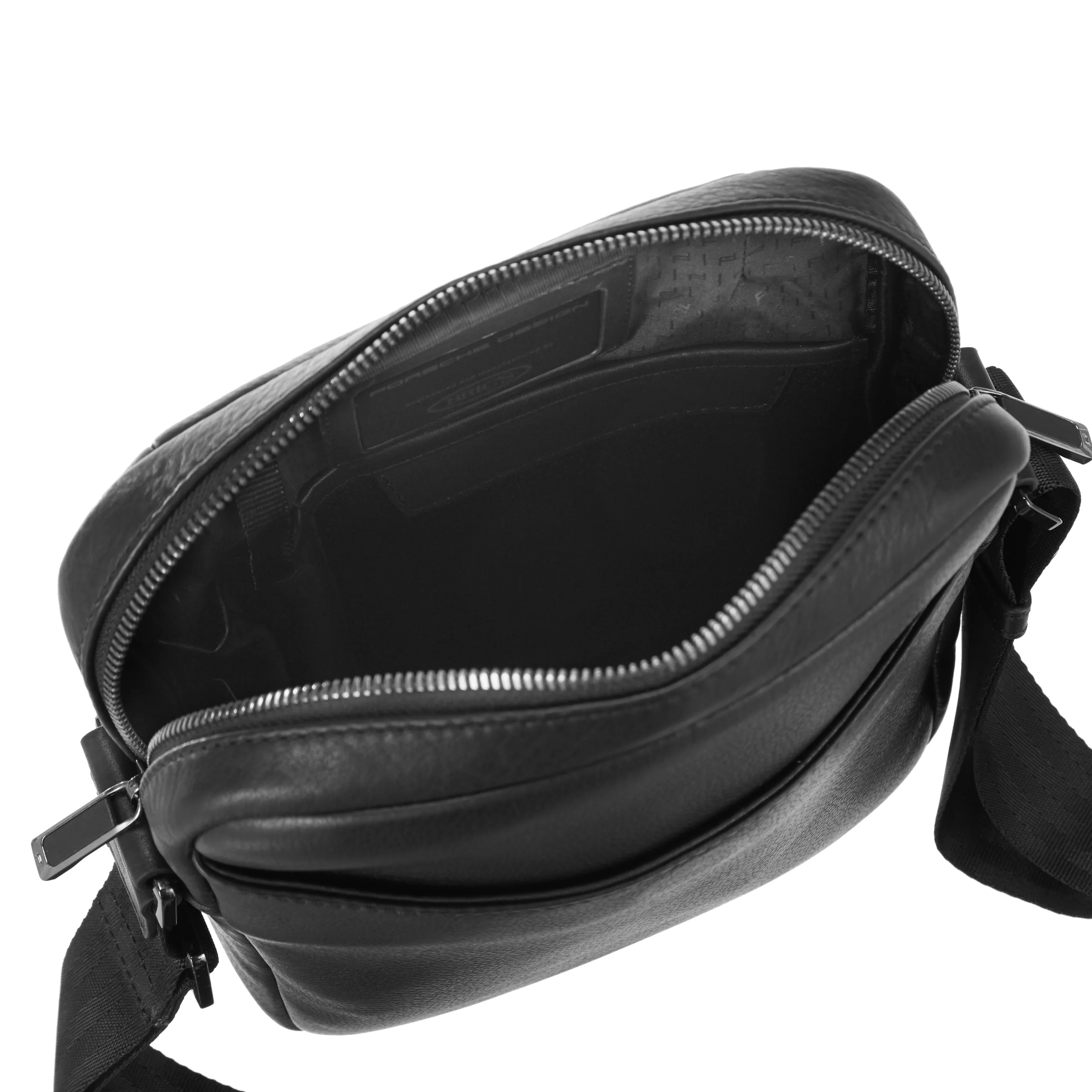 Porsche Design Roadster Leather Shoulderbag XS 24 cm - Black
