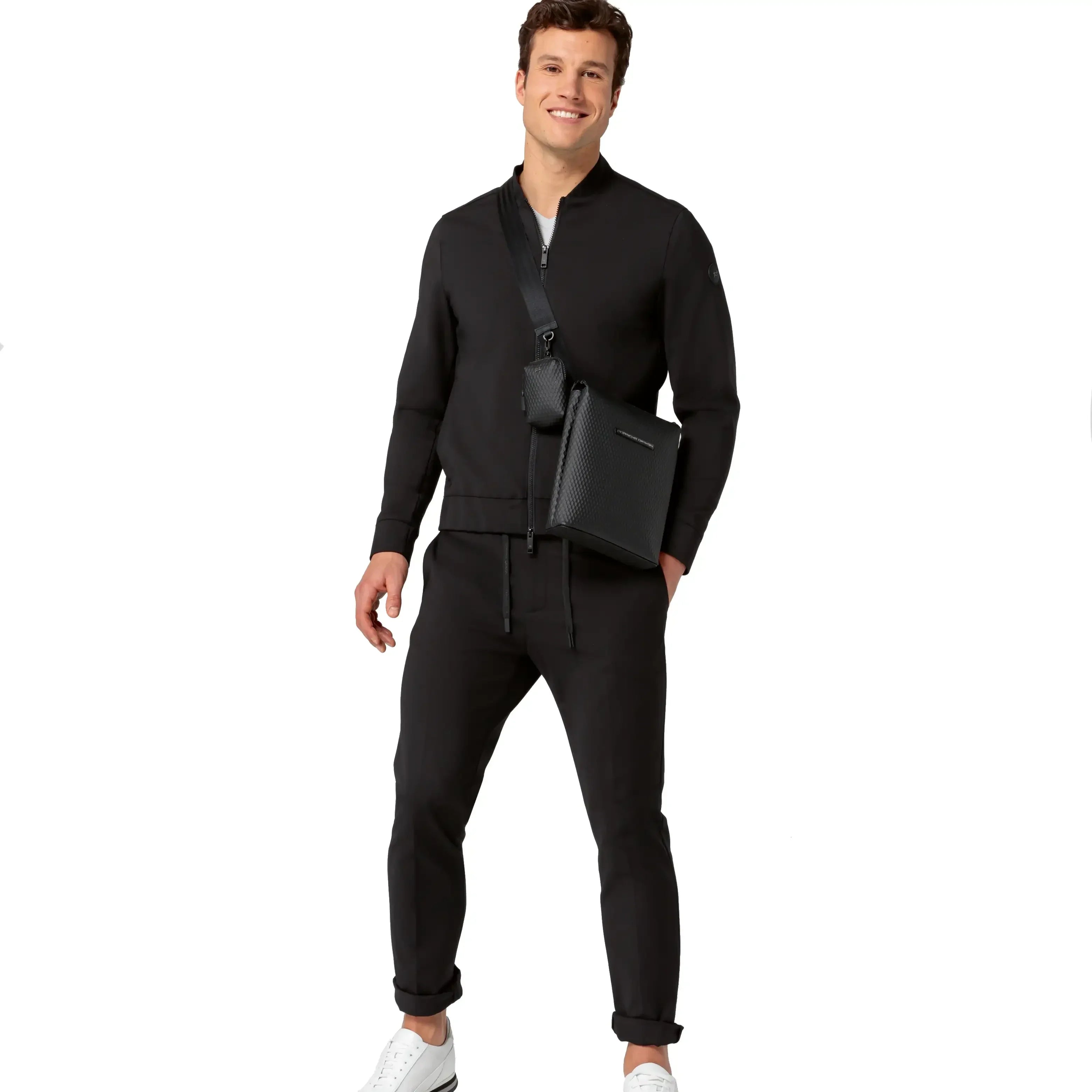 Porsche Design Studio Shoulder Bag 26 cm - Black