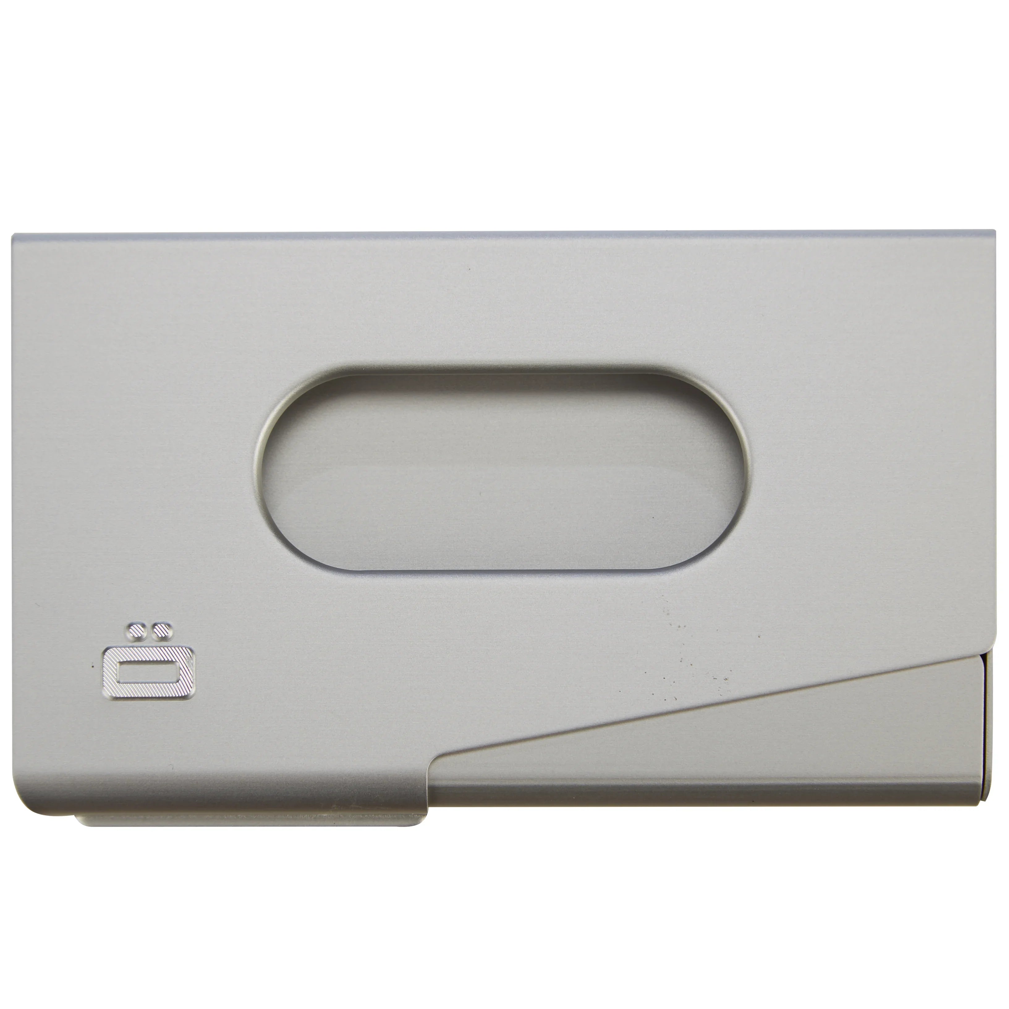 Ögon Designs Wallets Innovations One Touch Visitenkartenetui 10 cm - silber