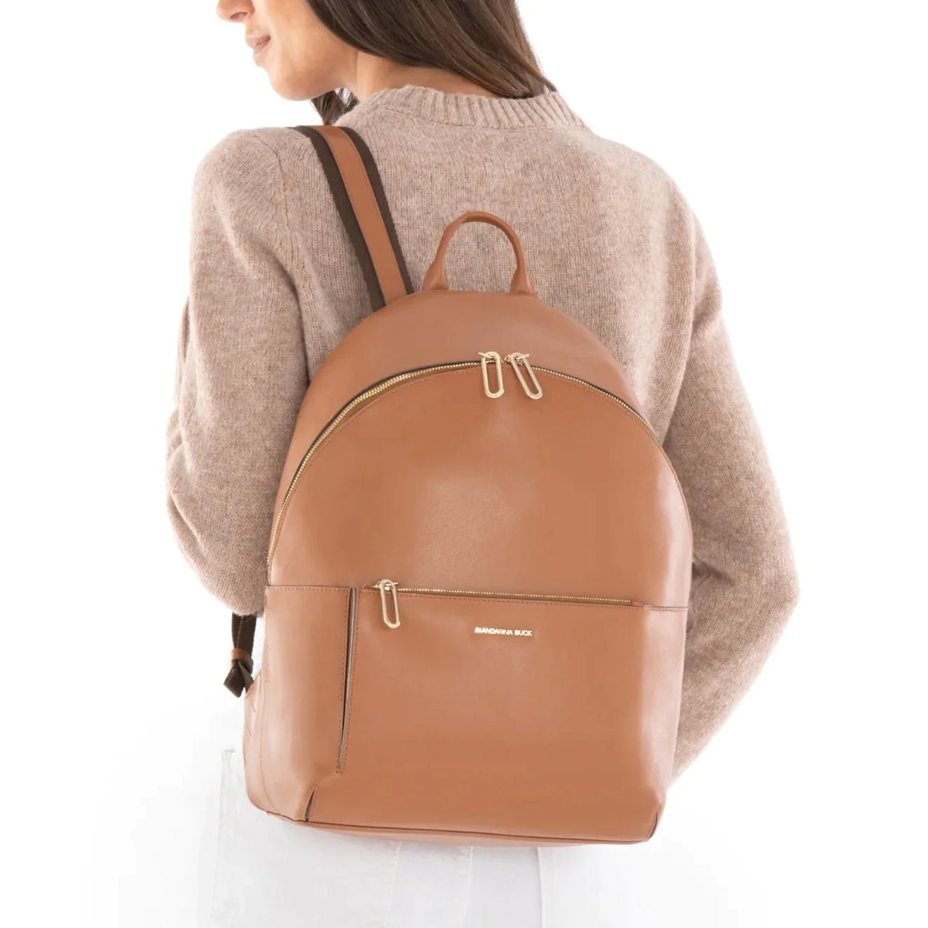 Mandarina Duck Luna Backpack 39 cm - Caramel Cafe