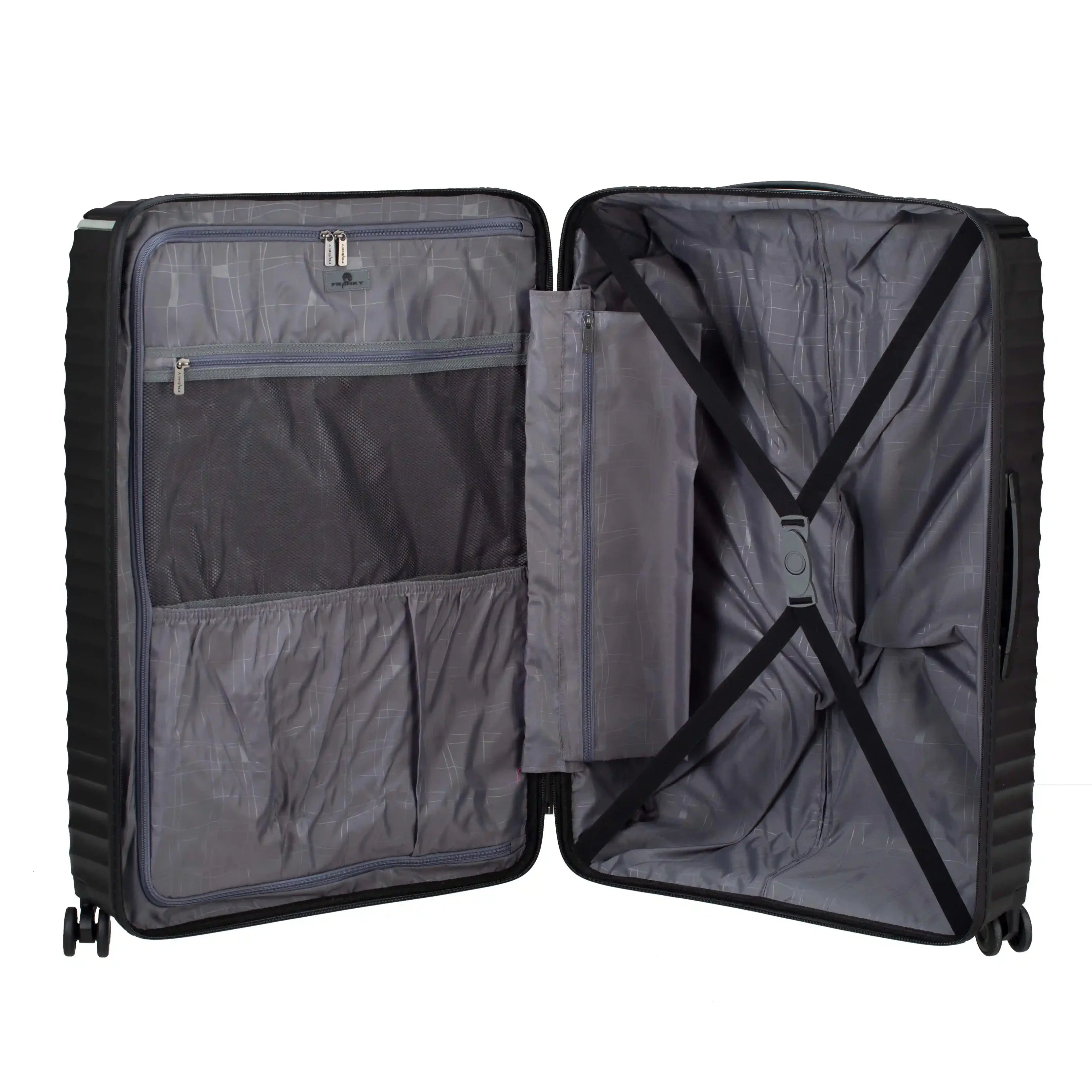 koffer-direkt.de Flight Lite II 4-Rollen Trolley 76 cm - Petrol