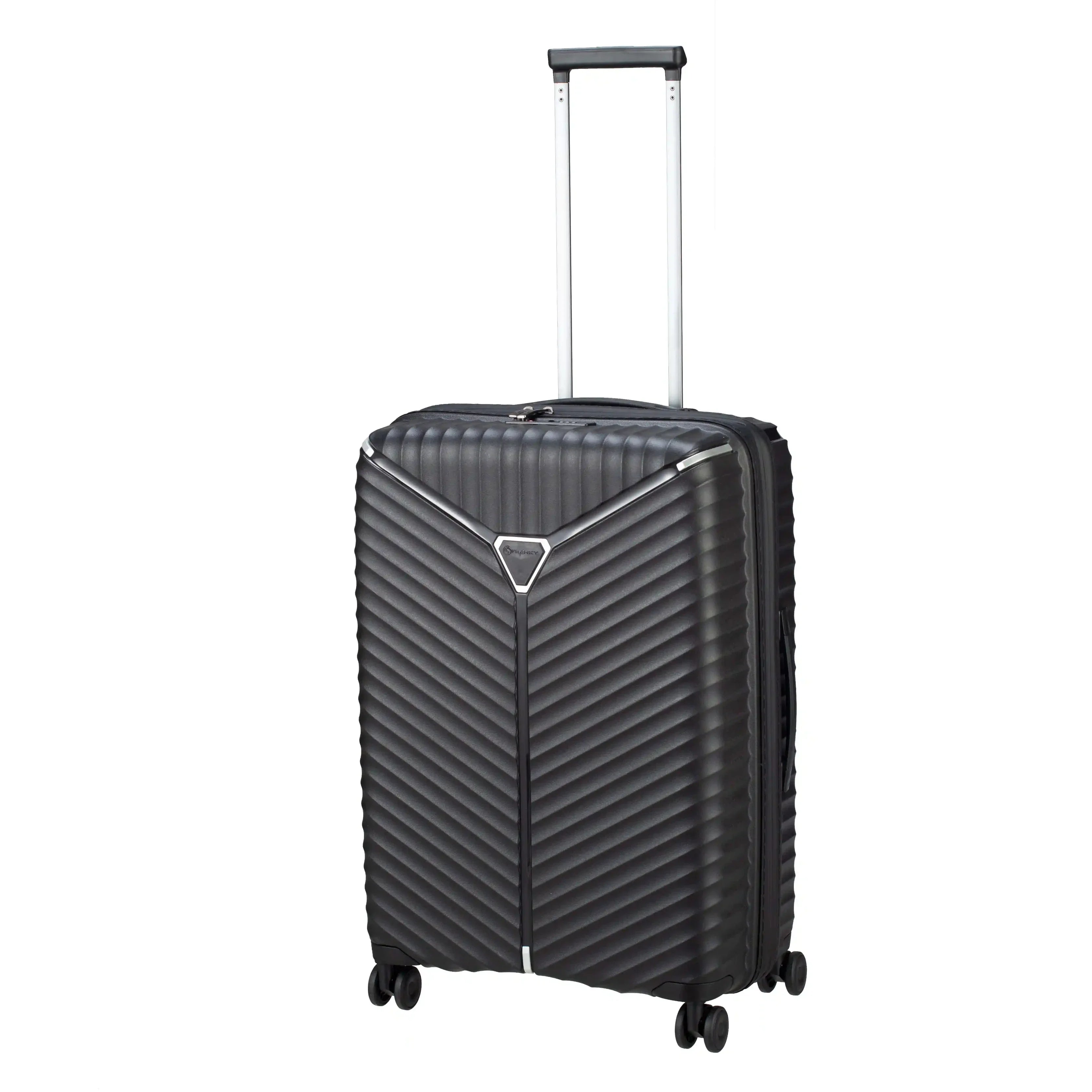 koffer-direkt.de Flight Lite II 4-Rollen Trolley 66 cm - Black