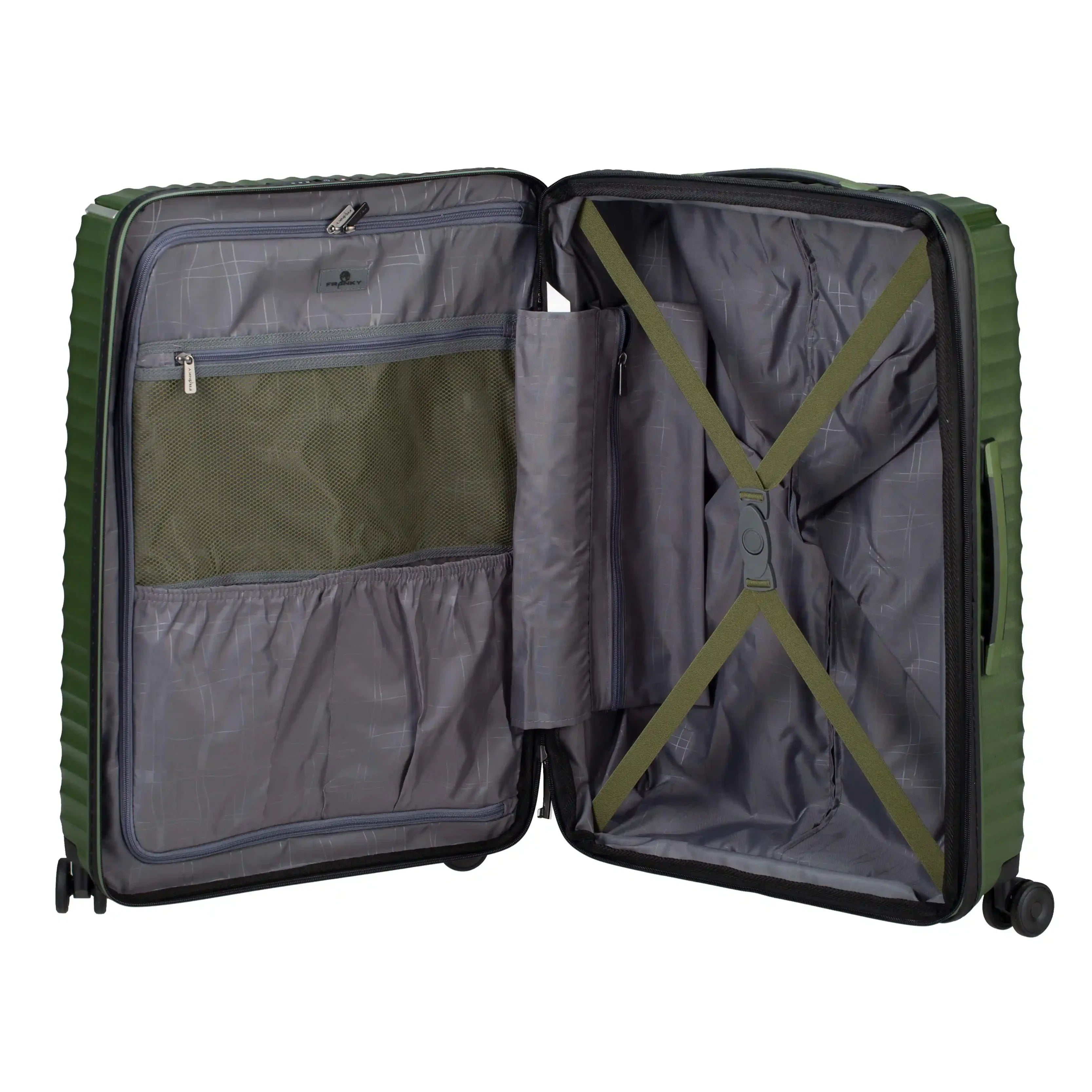 koffer-direkt.de Flight Lite II 4-Rollen Trolley 66 cm - Black