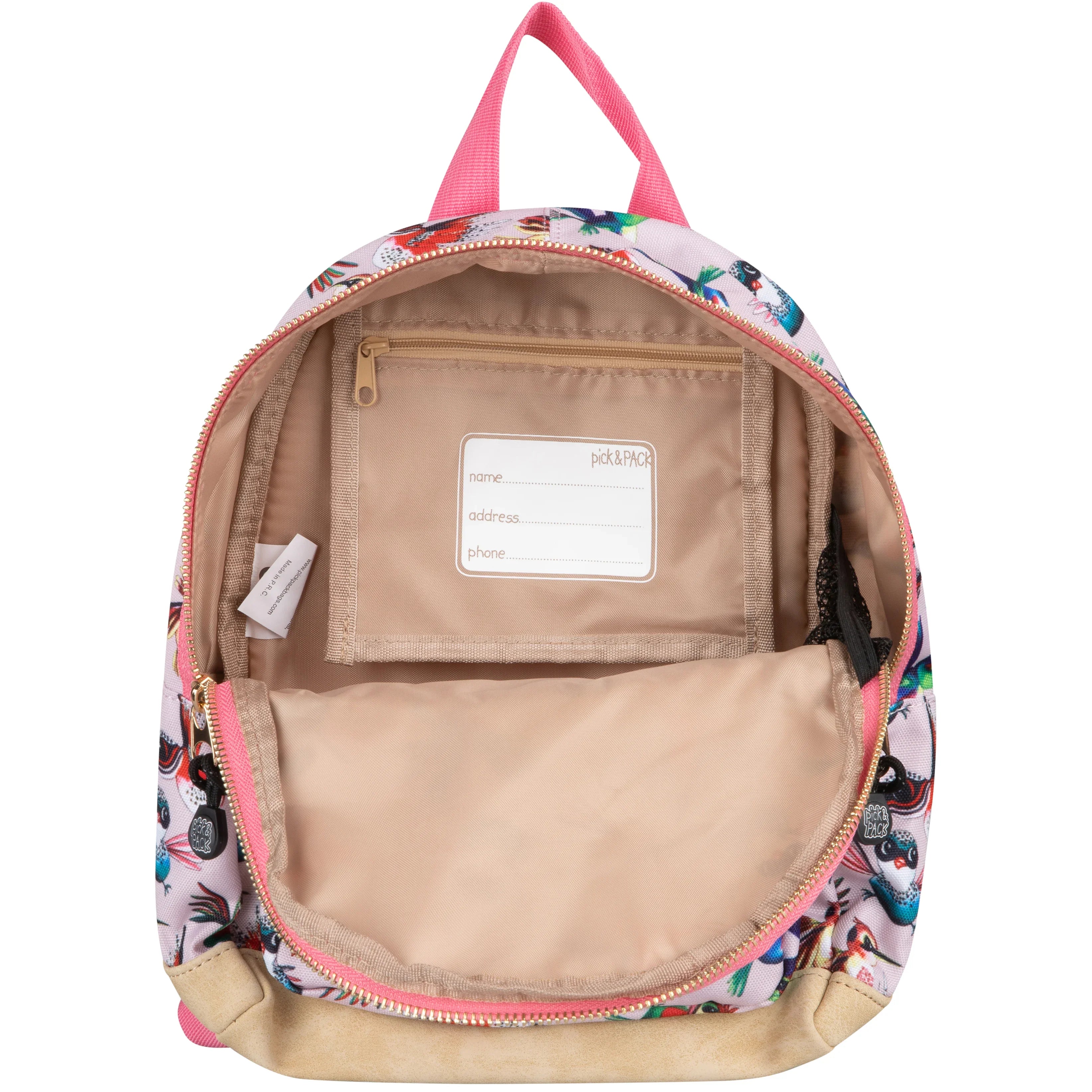 Pick & Pack Birds Kinderrucksack 31 cm - Soft Pink