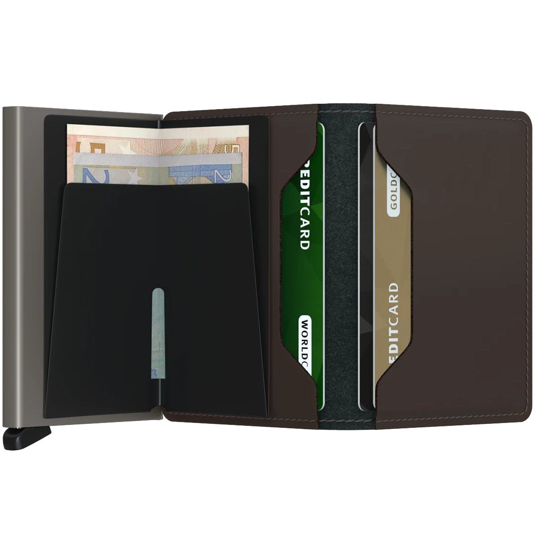 Secrid Wallets Slimwallet Matte 10 cm - Truffle