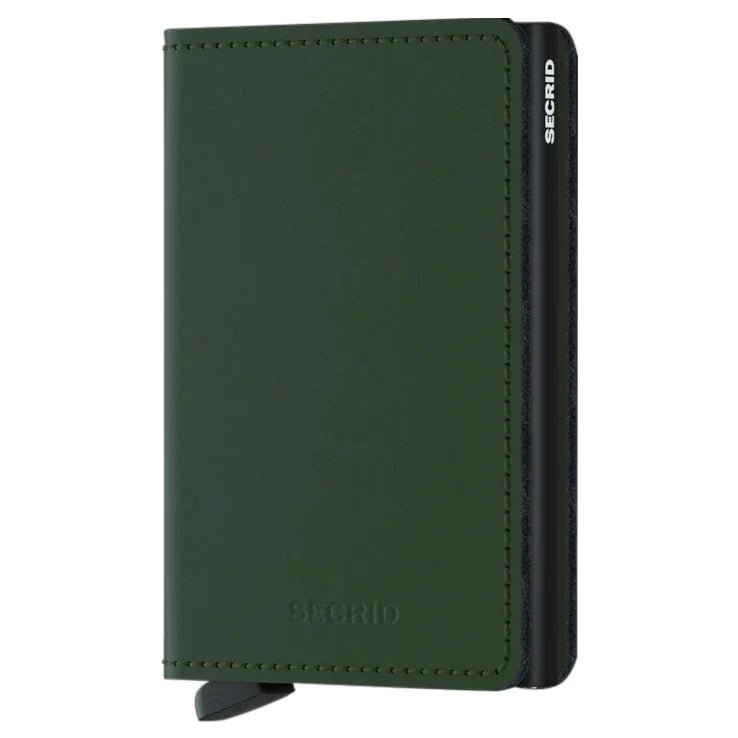 Secrid Wallets Slimwallet Matte 10 cm - green-black