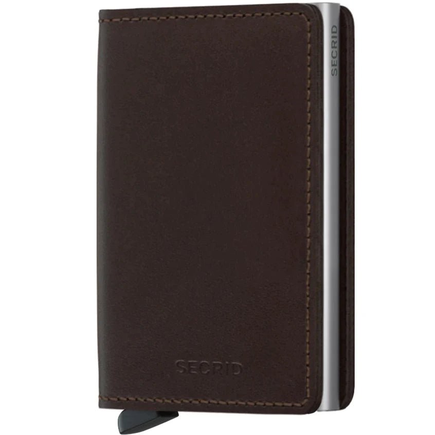 Secrid Wallets Slimwallet Original 10 cm - dark brown