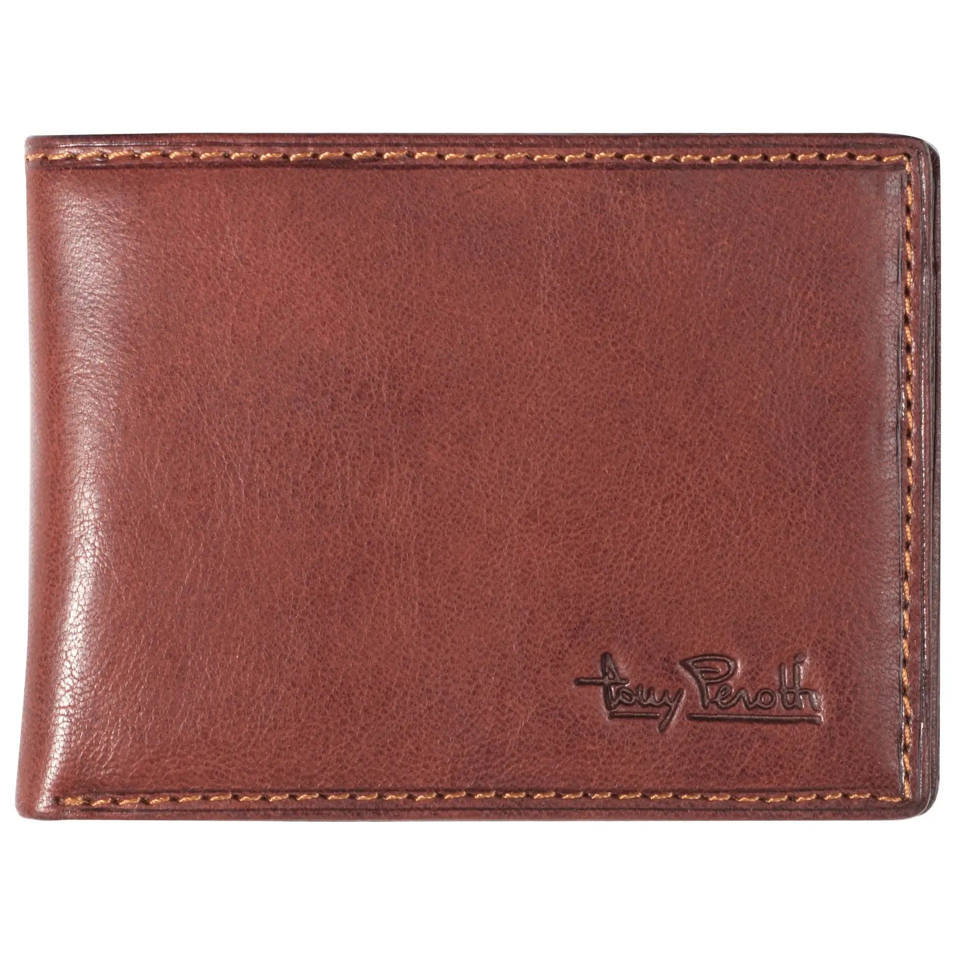 Tony Perotti Furbo Billfold Börse 11 cm - Dunkel Braun