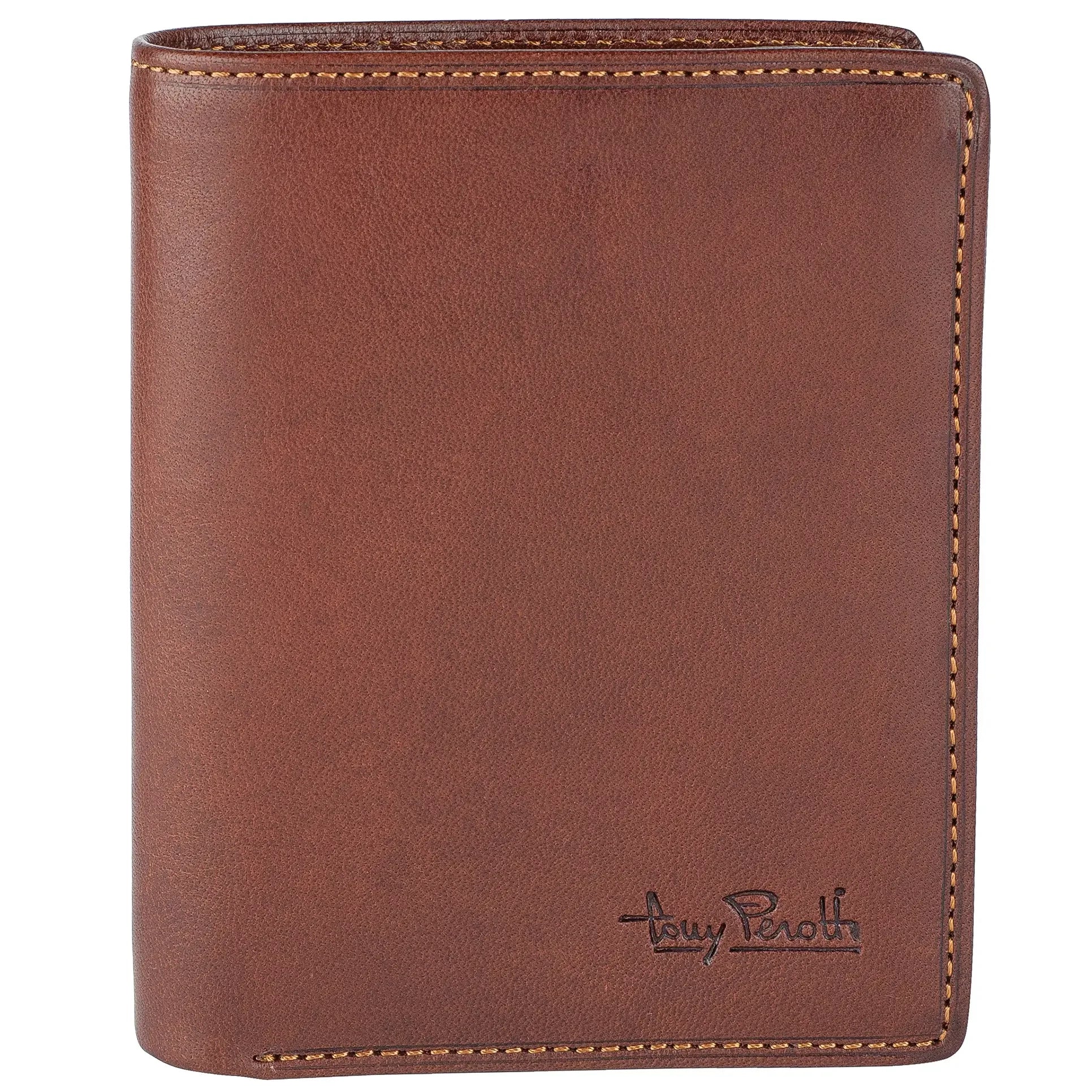 Tony Perotti Furbo Billfold Börse 13 cm - Dunkel Braun