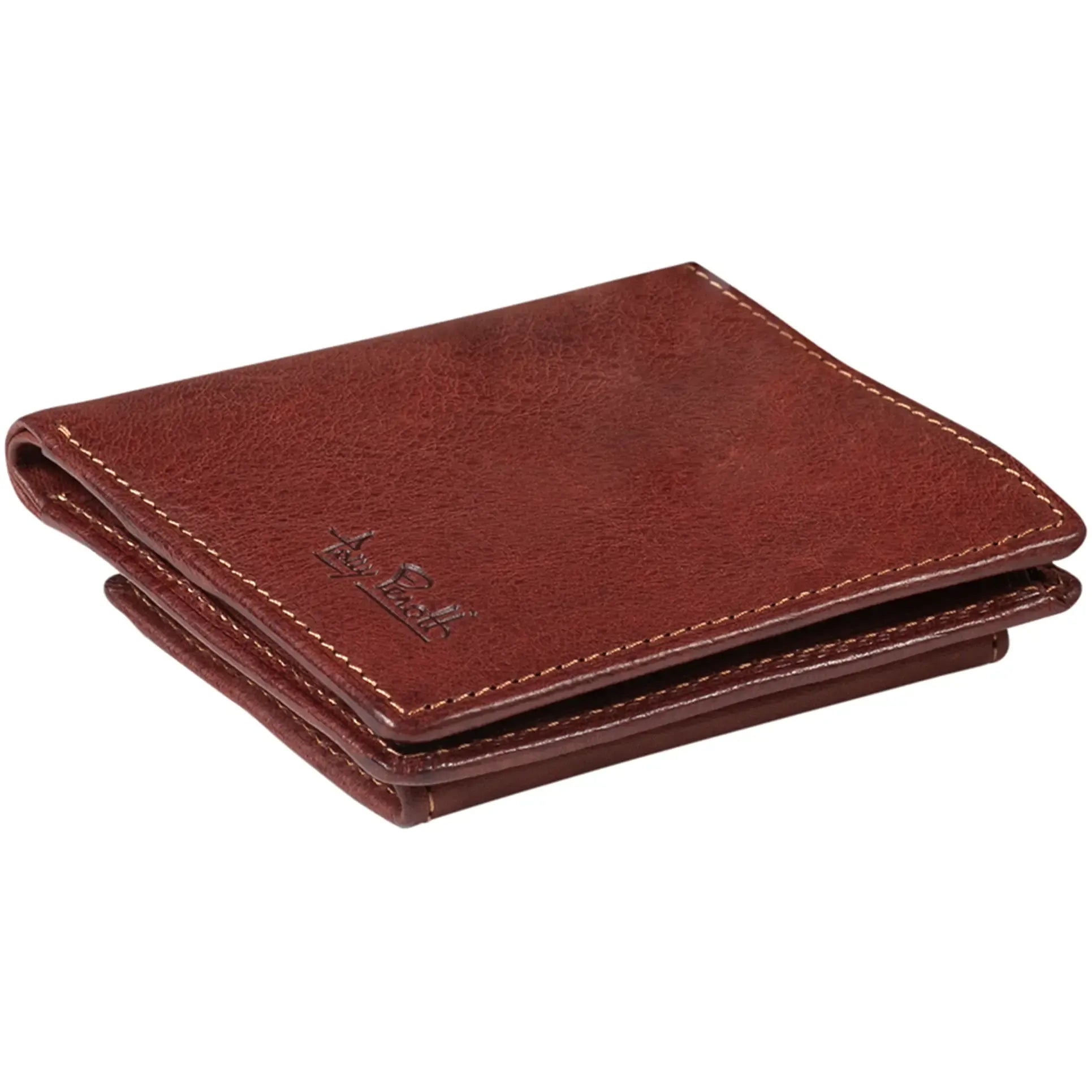 Tony Perotti Furbo Men's Wallet with Viennese Box 10 cm - Dark Brown