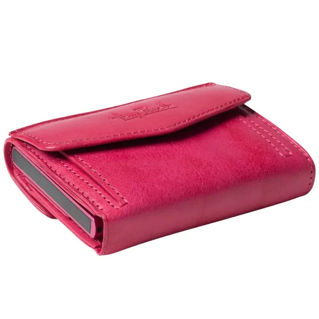 Tony Perotti Furbo Kreditkarten-Etui mit Münzfach RFID 9 cm - fuchsia