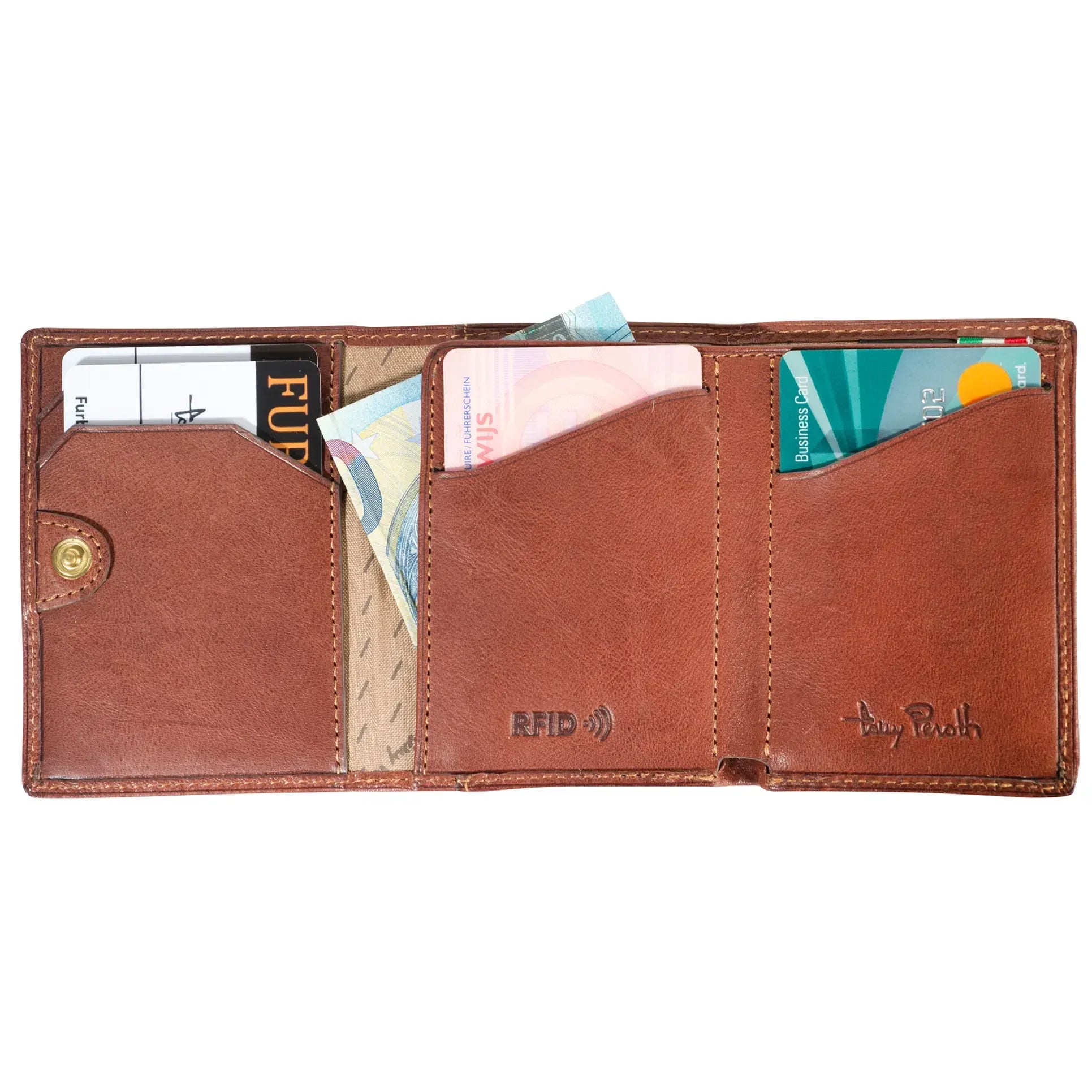 Tony Perotti Furbo Pure Wallet 10 cm - Black