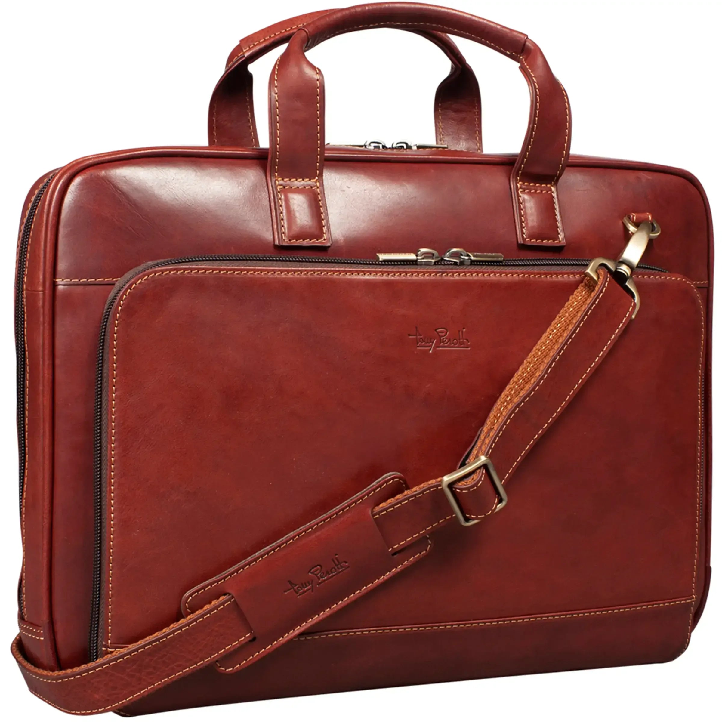 Tony Perotti Furbo Laptoptasche 40 cm - Dunkel Braun