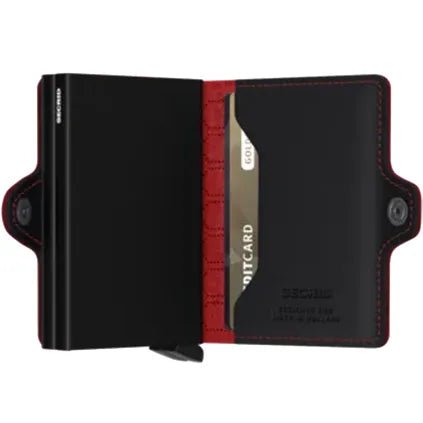 Secrid Wallets Twinwallet Fuel 10 cm - Black-Red