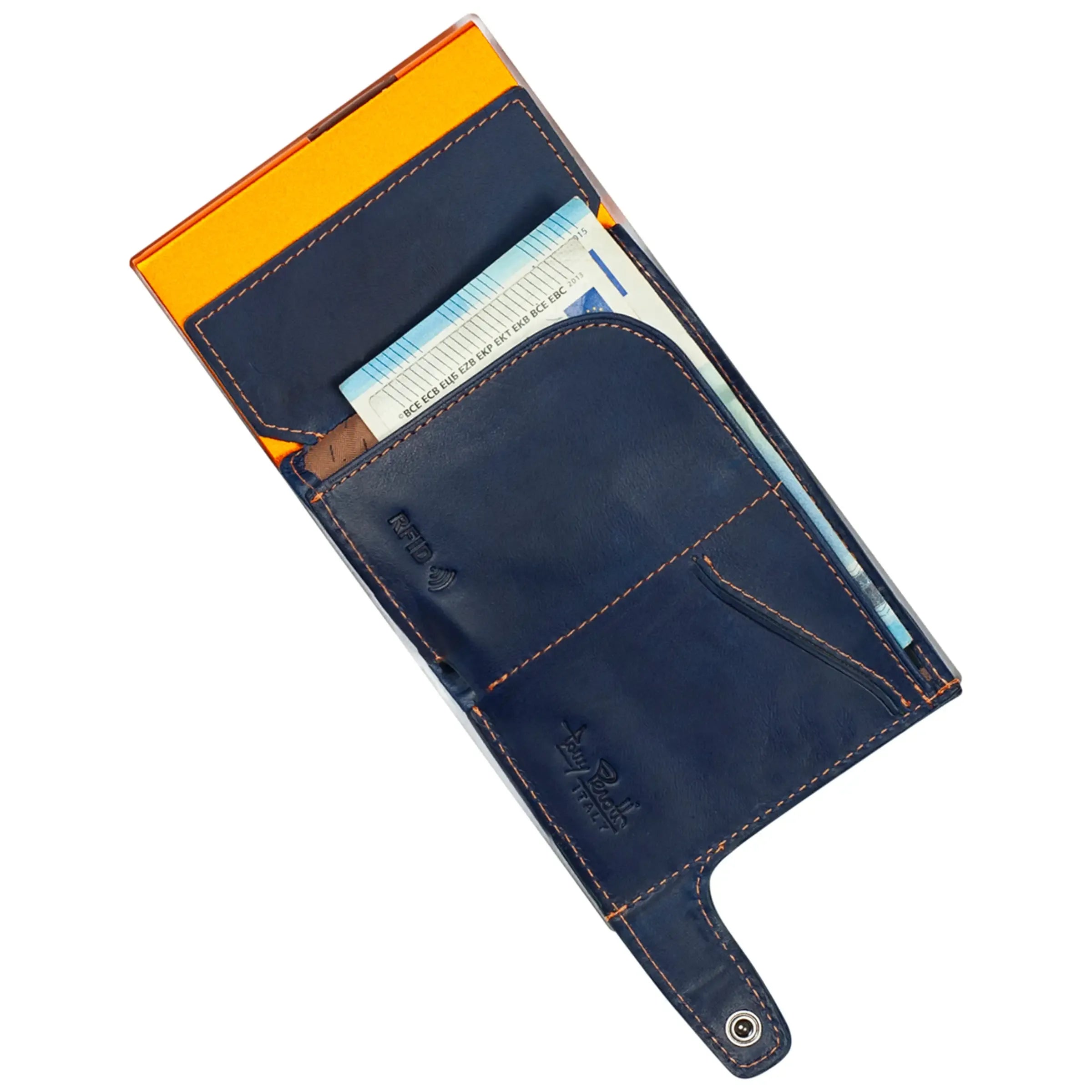 Tony Perotti Furbo Credit Card Holder for Women 10 cm - Royal Blue