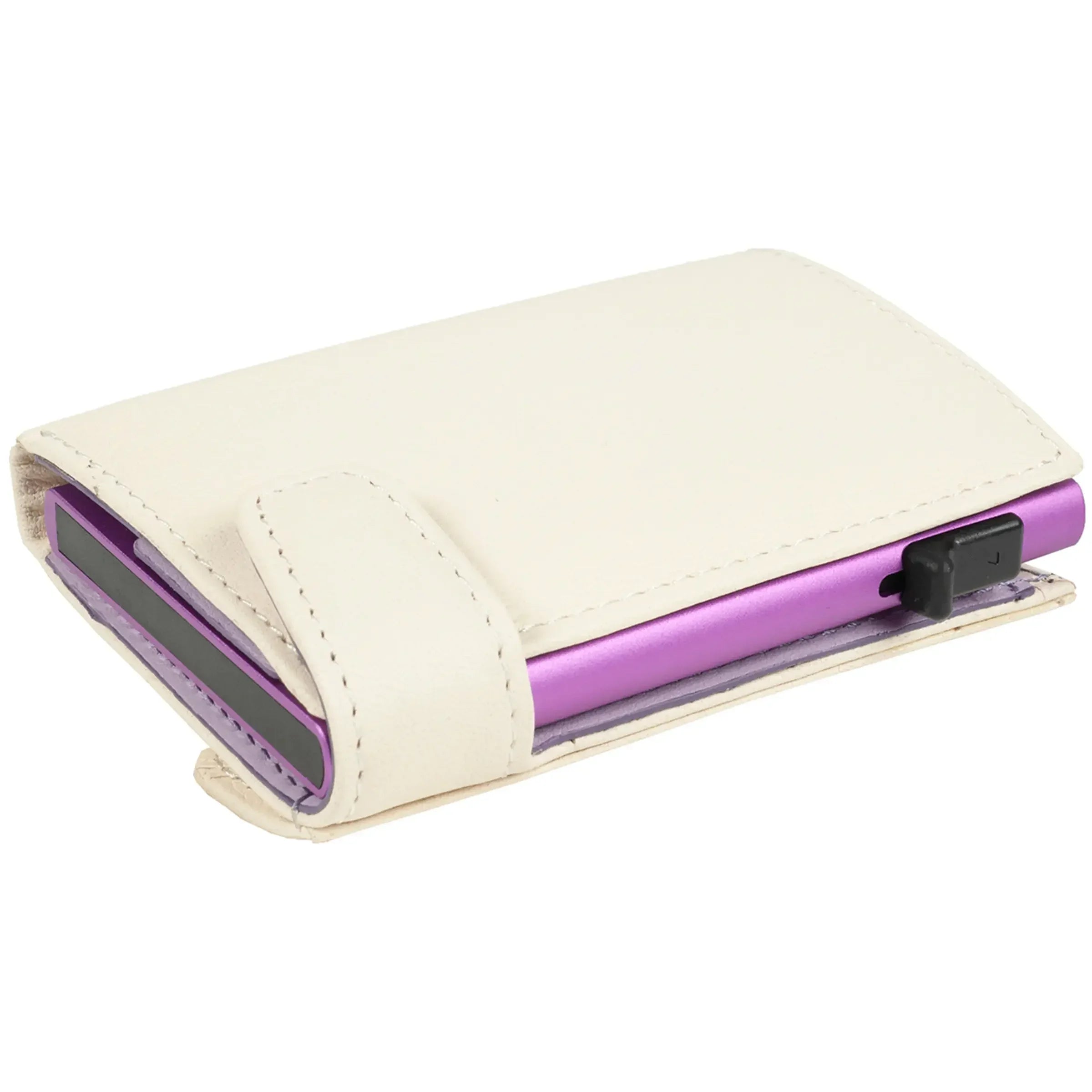 Tony Perotti Furbo RFID Credit Card Holder for Women 10 cm - White