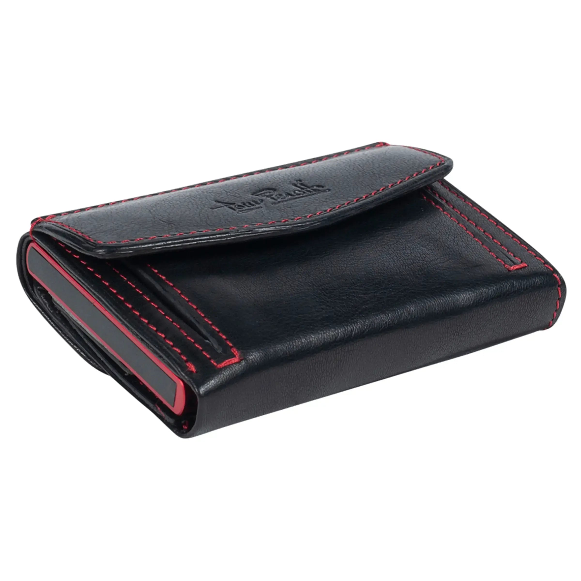 Tony Perotti Furbo RFID Kreditkarten Etui 10 cm - Schwarz