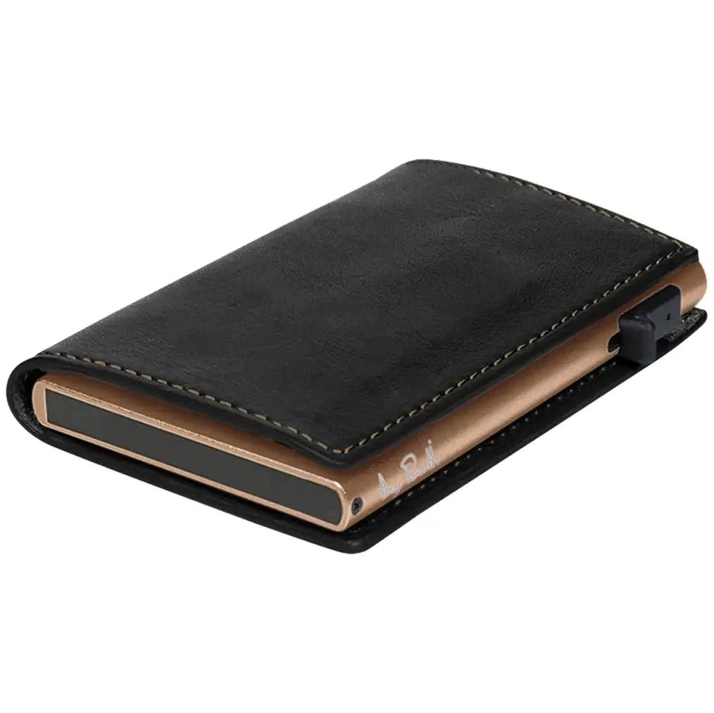 Tony Perotti Furbo Basic Kreditkartenetui 10 cm - Königsblau-Schwarz