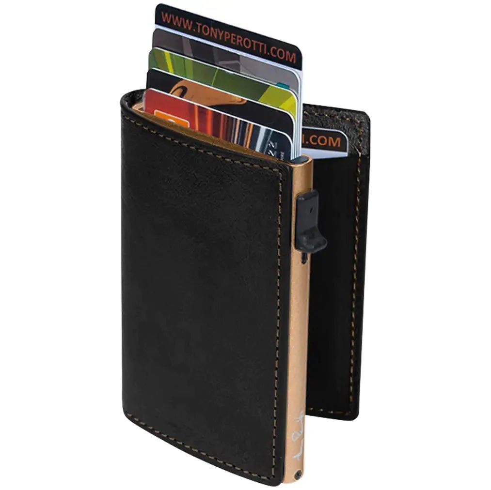 Tony Perotti Furbo Basic credit card holder 10 cm - red-black