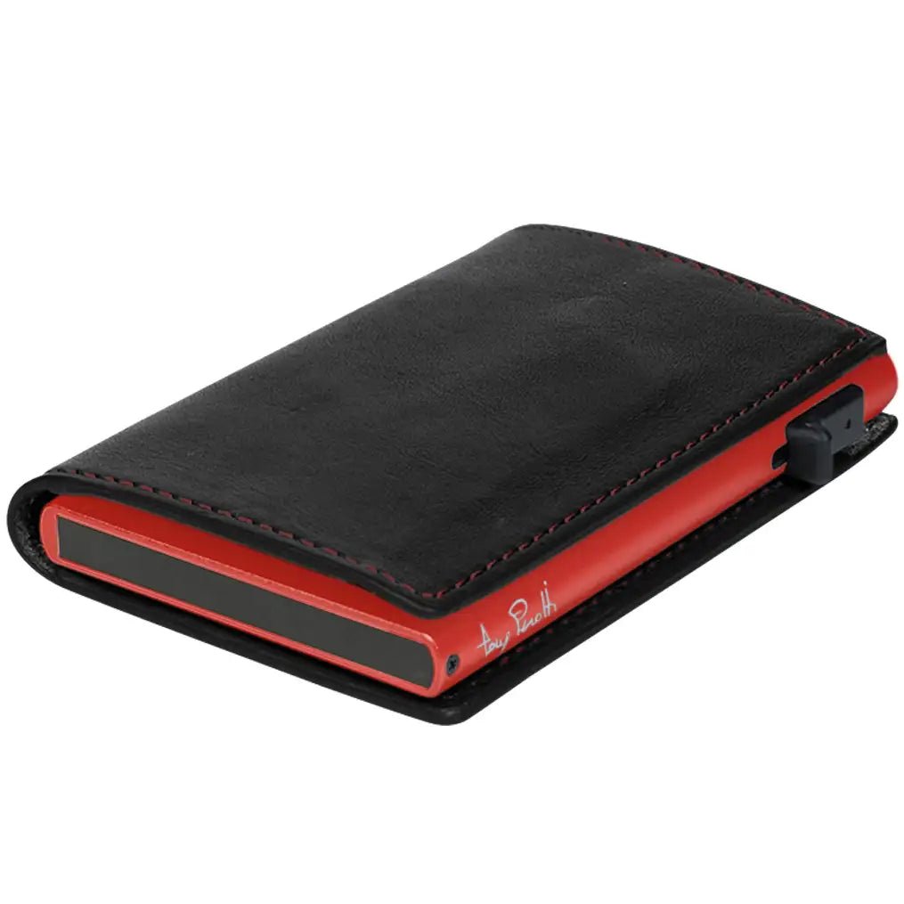 Tony Perotti Furbo Basic credit card holder 10 cm - red-black