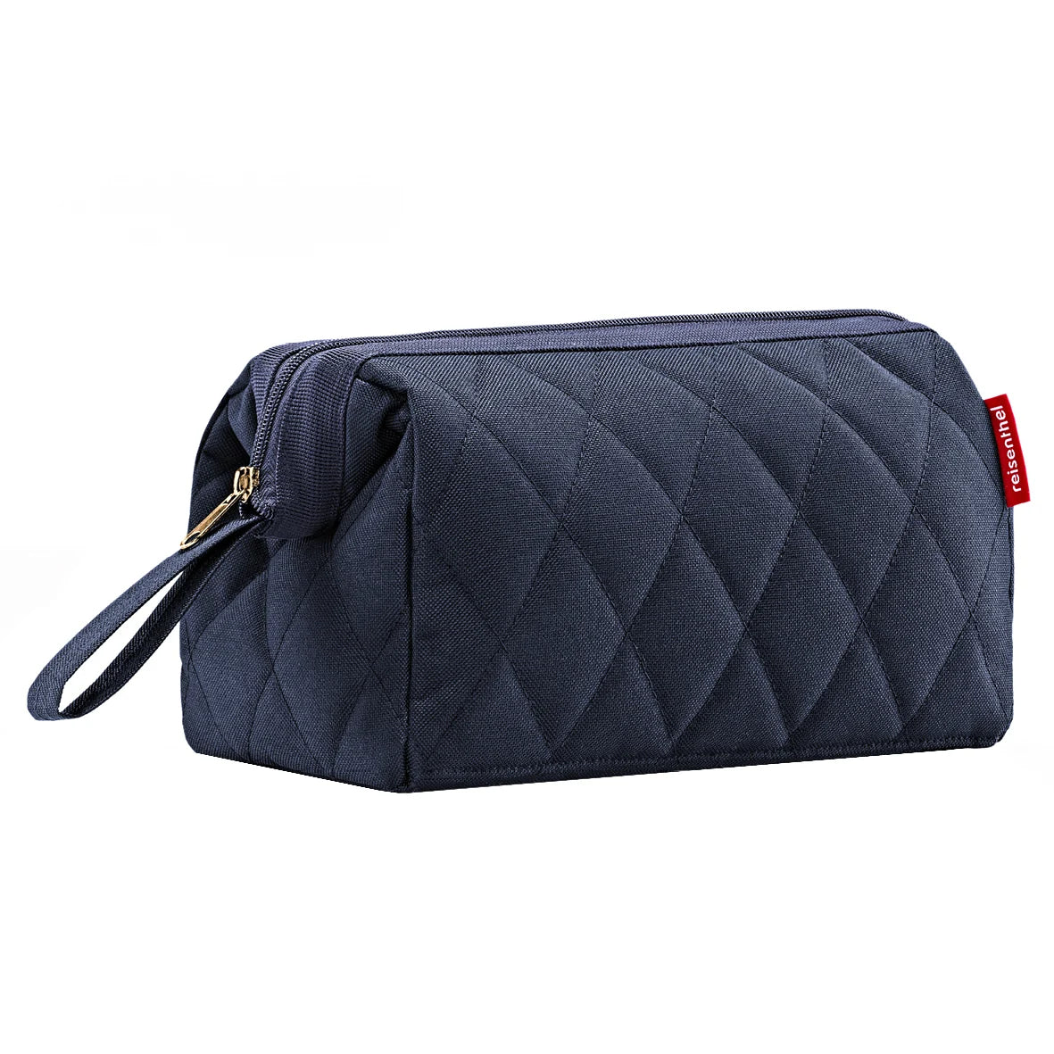 Reisenthel Rhombus Travelcosmetic Kulturbeutel 26 cm - Midnight Gold