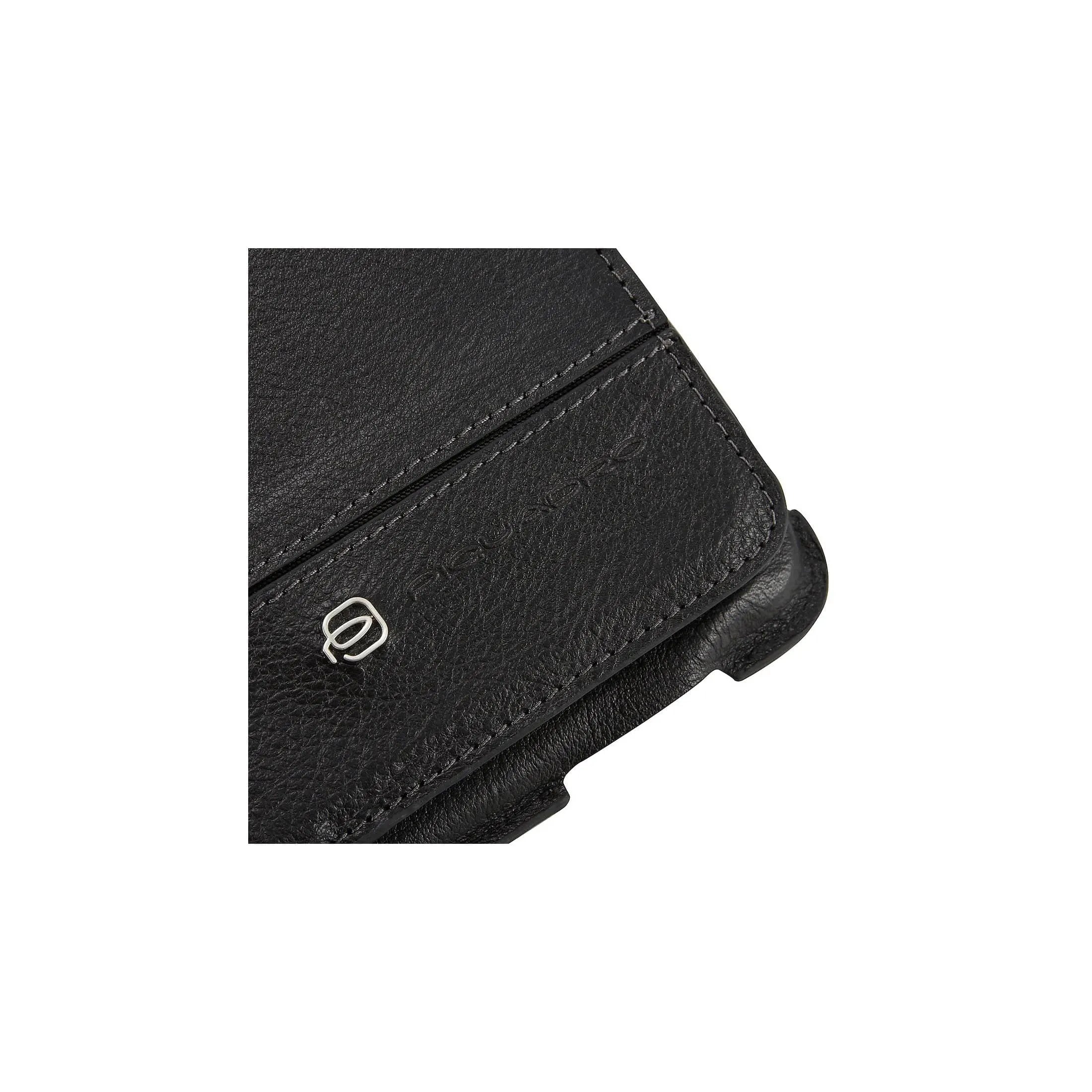 Piquadro Vibe iPad2 leather case with stand function 25 cm - black