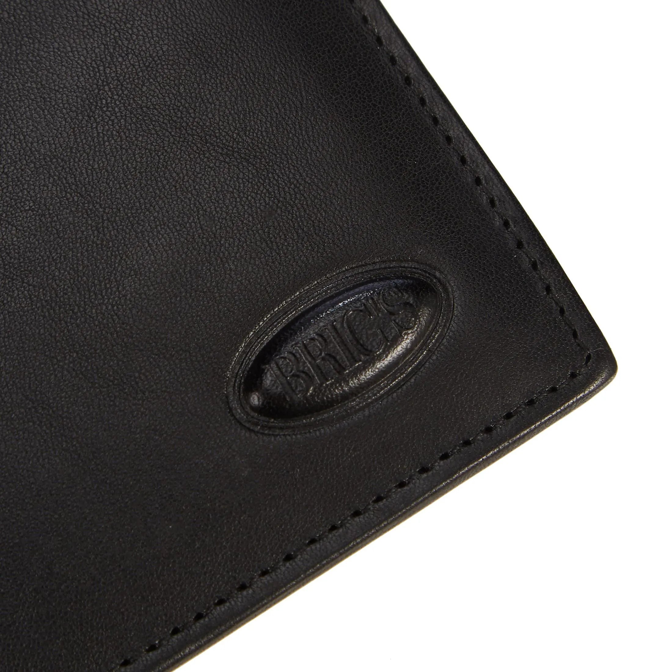 Brics Monte Rosa RFID note case 12 cm - black