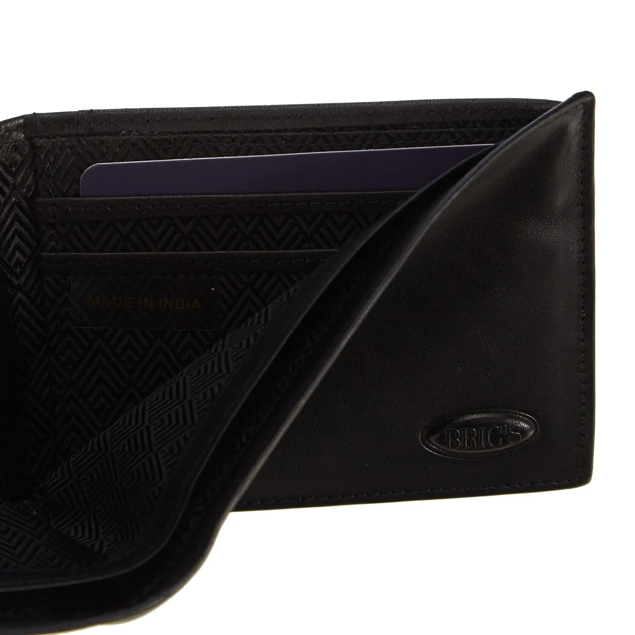 Brics Monte Rosa RFID note case 12 cm - black