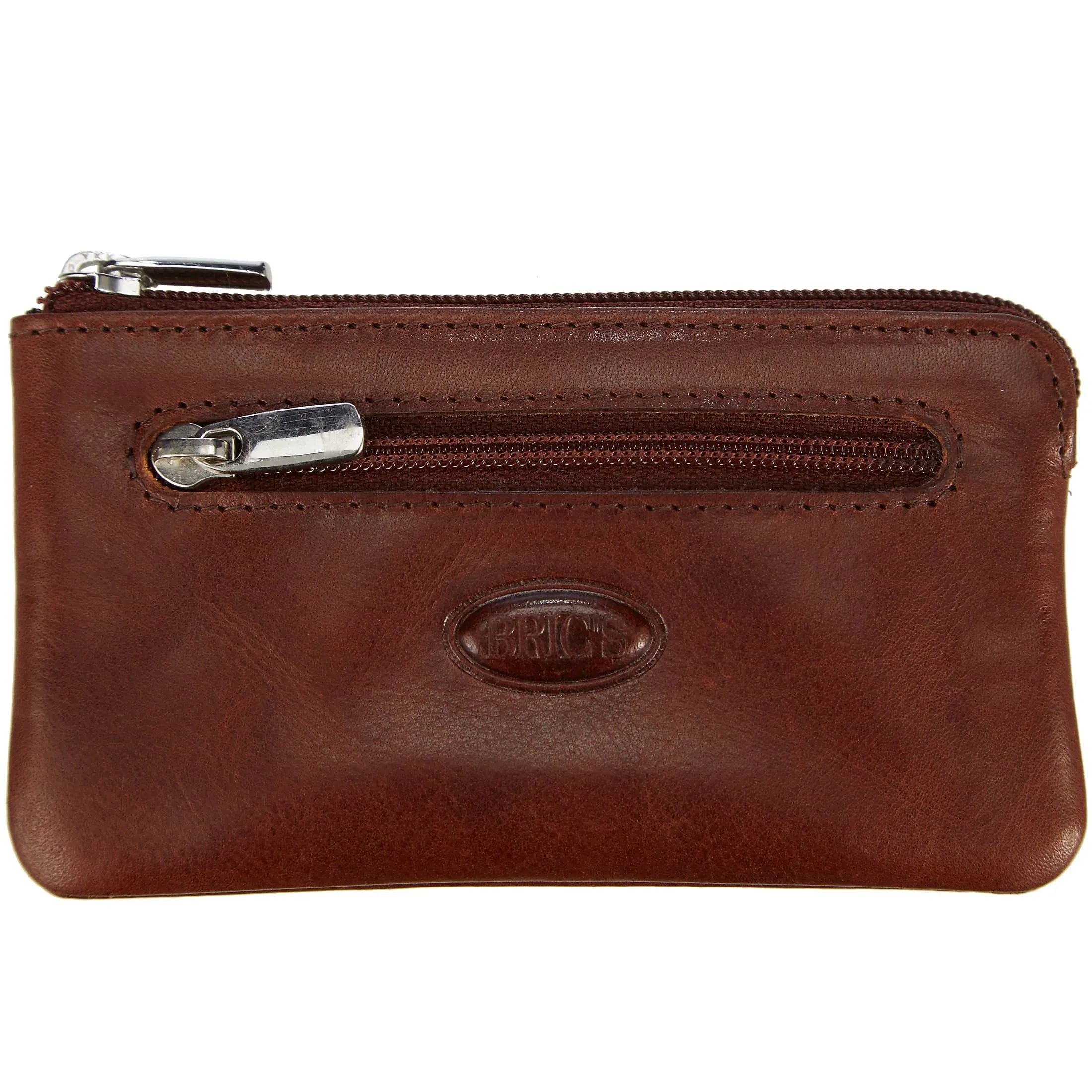 Brics Monte Rosa key case with zipper 12 cm - black