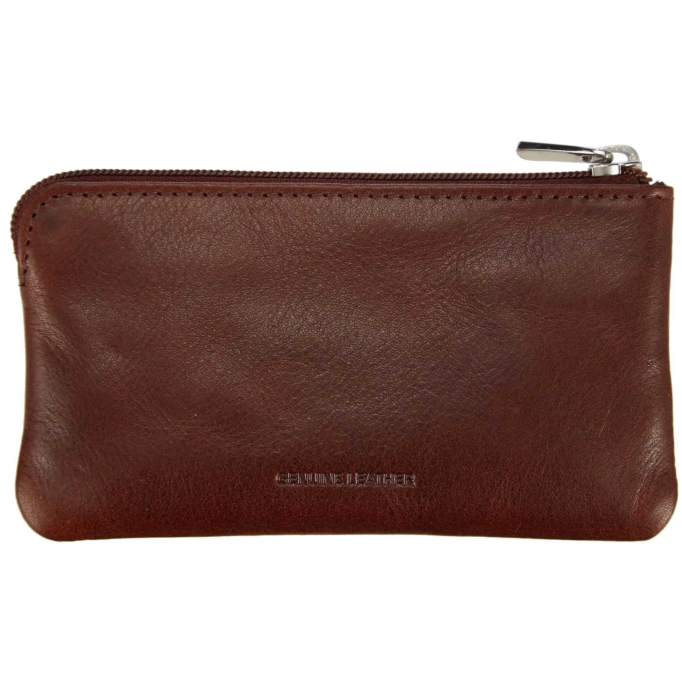 Brics Monte Rosa key case with zipper 12 cm - black