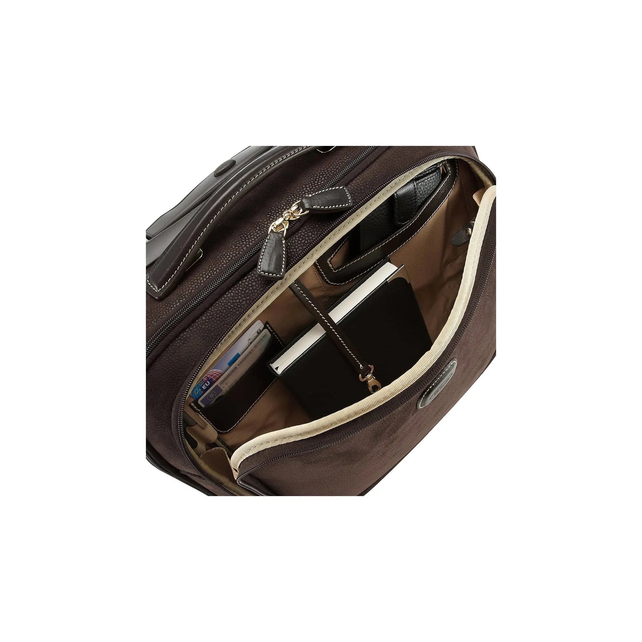 Brics Life 4-Rollen Mobiles Office mit Laptopfach 43 cm - olive