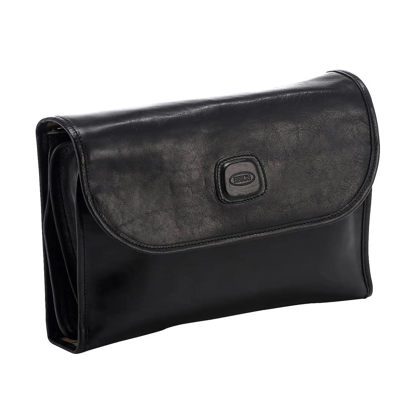 Brics Life Pelle Kulturrolle zum Aufhängen aus Leder 30 cm - cognac