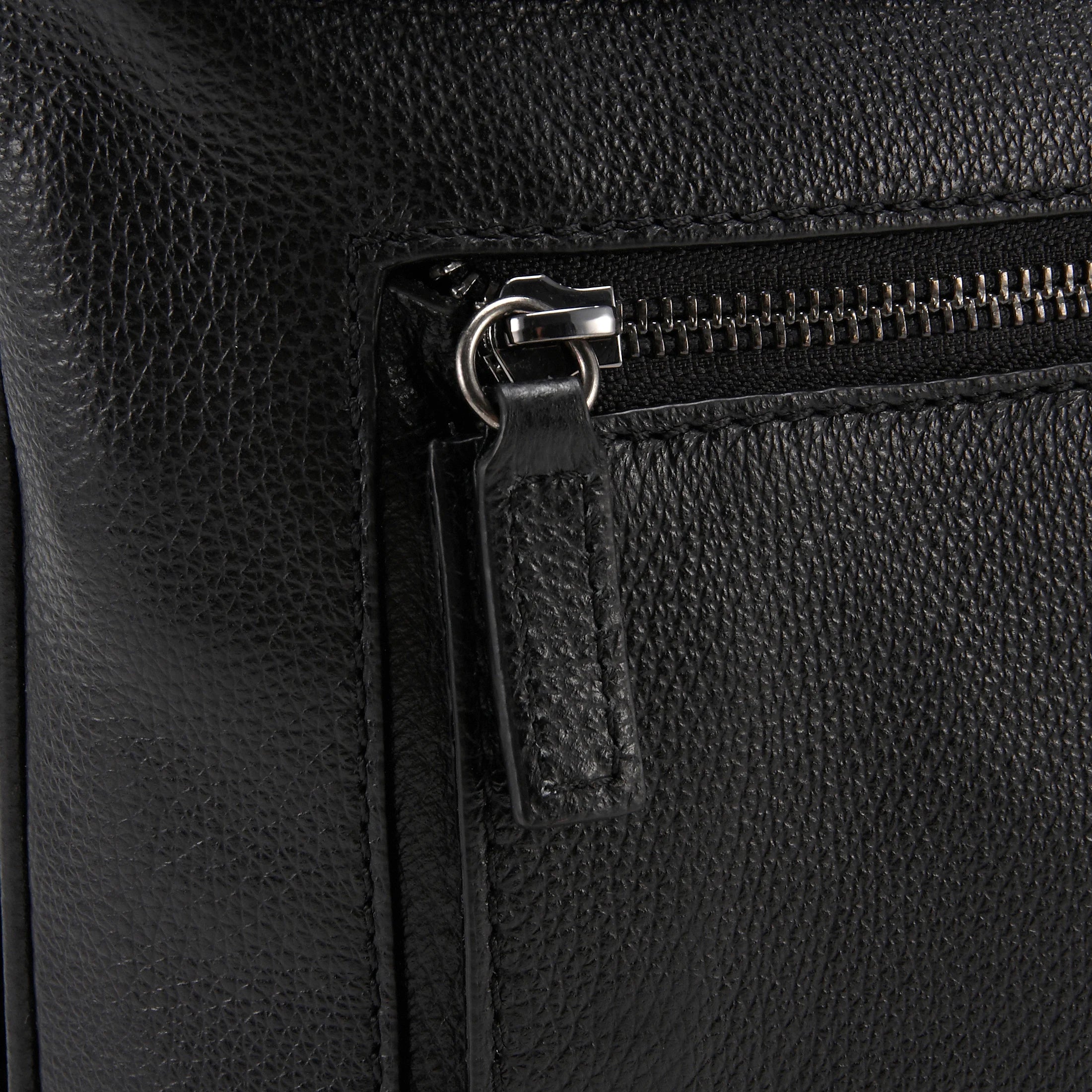 Otto Kern Romance leather shoulder bag 32 cm - black