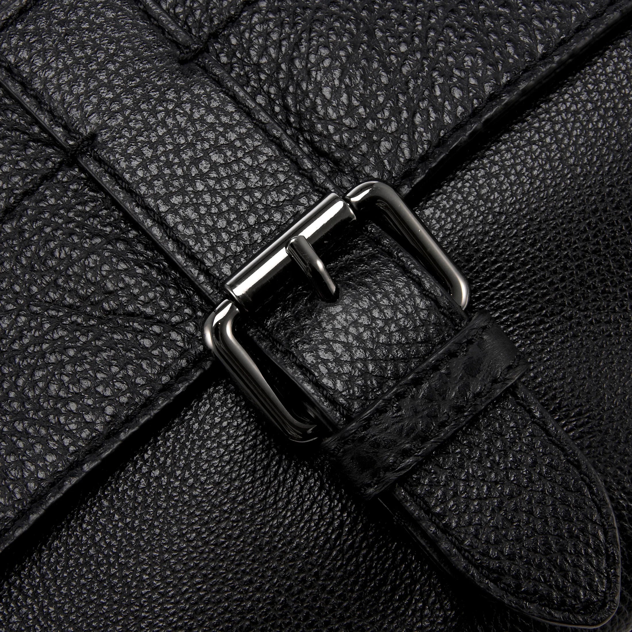Otto Kern Romance leather shoulder bag 32 cm - black