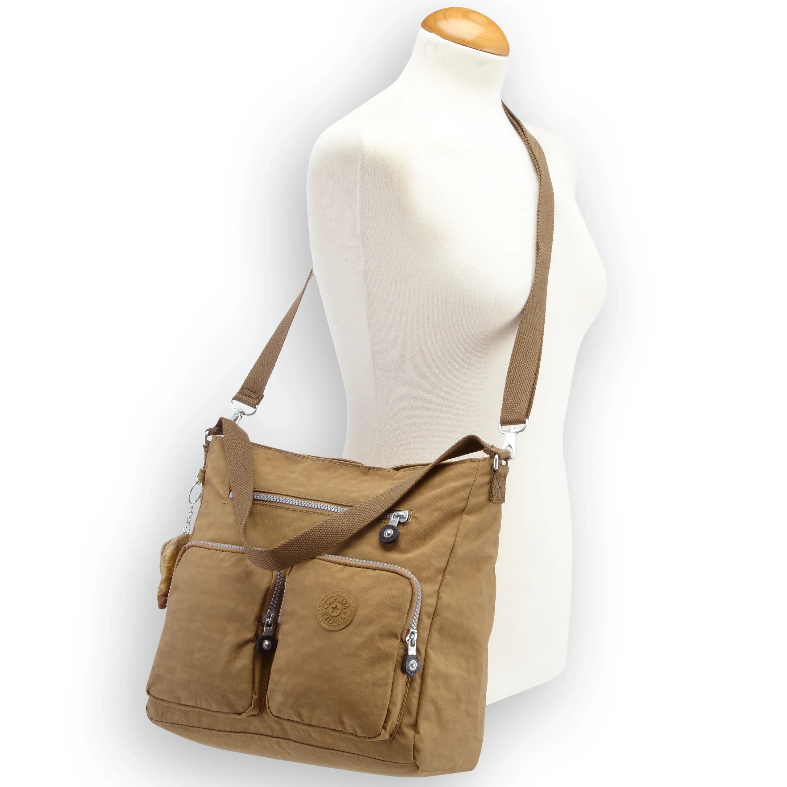 Kipling Basic Tasmo shoulder bag 31 cm - grey