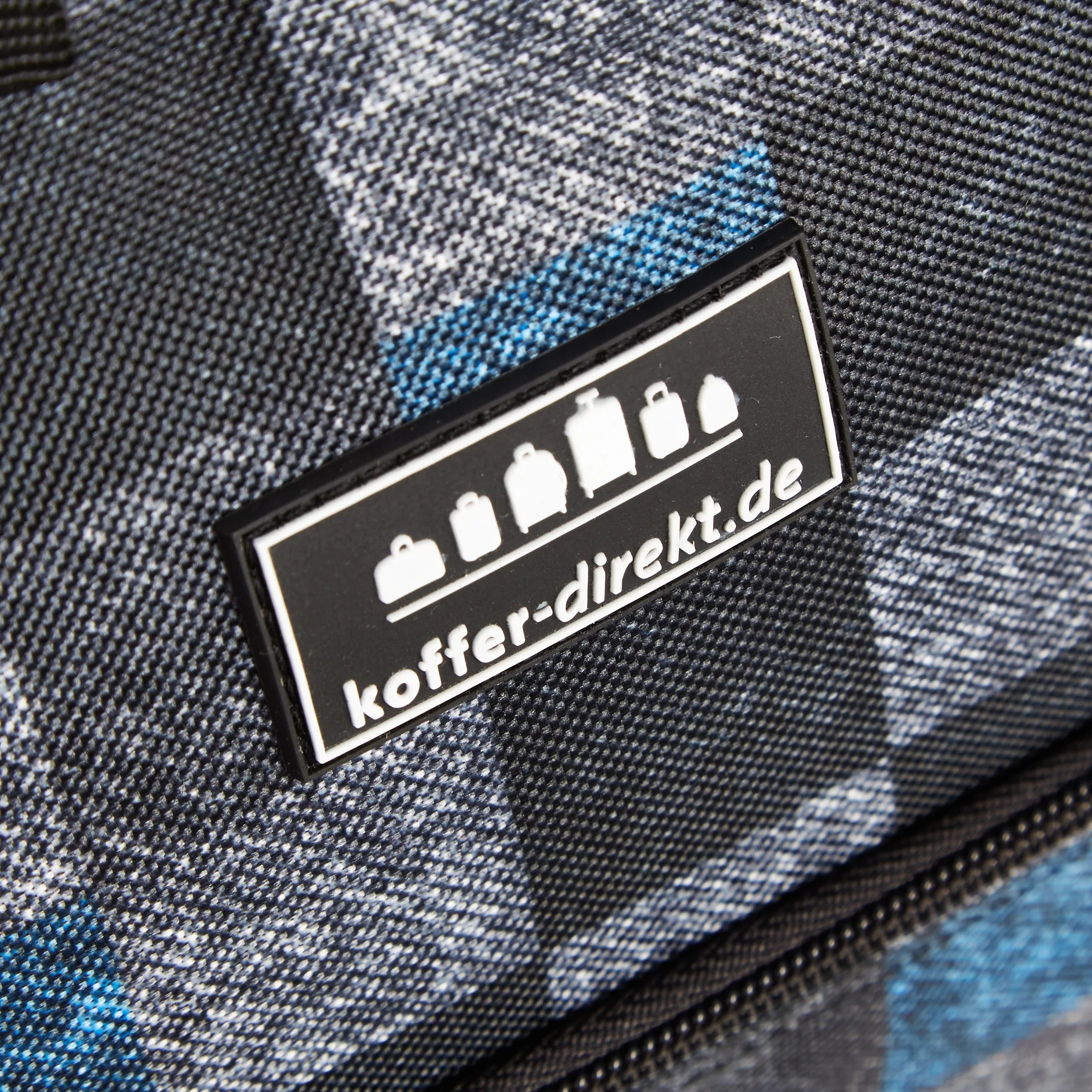 koffer-direkt.de Two Travel II travel bag 62 cm - gray flannel caro