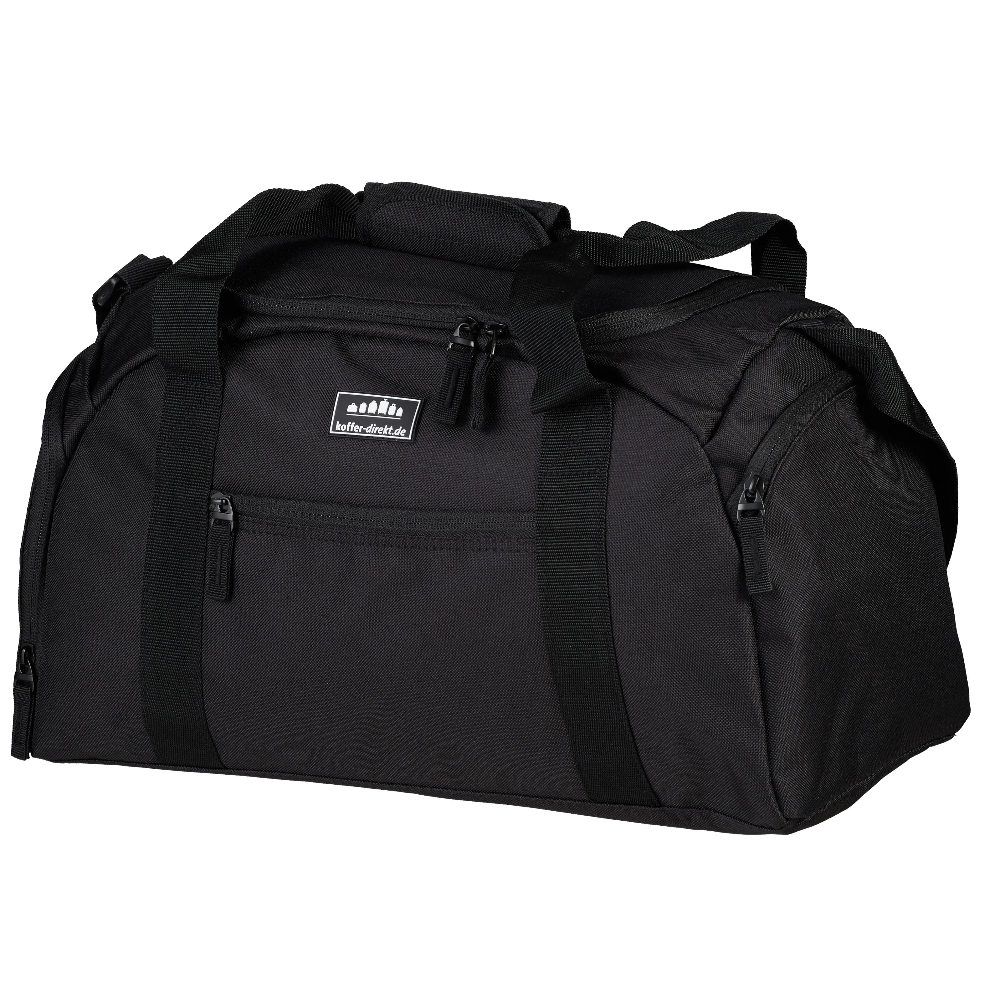 koffer-direkt.de Light Travel II Reisetasche 46 cm - schwarz