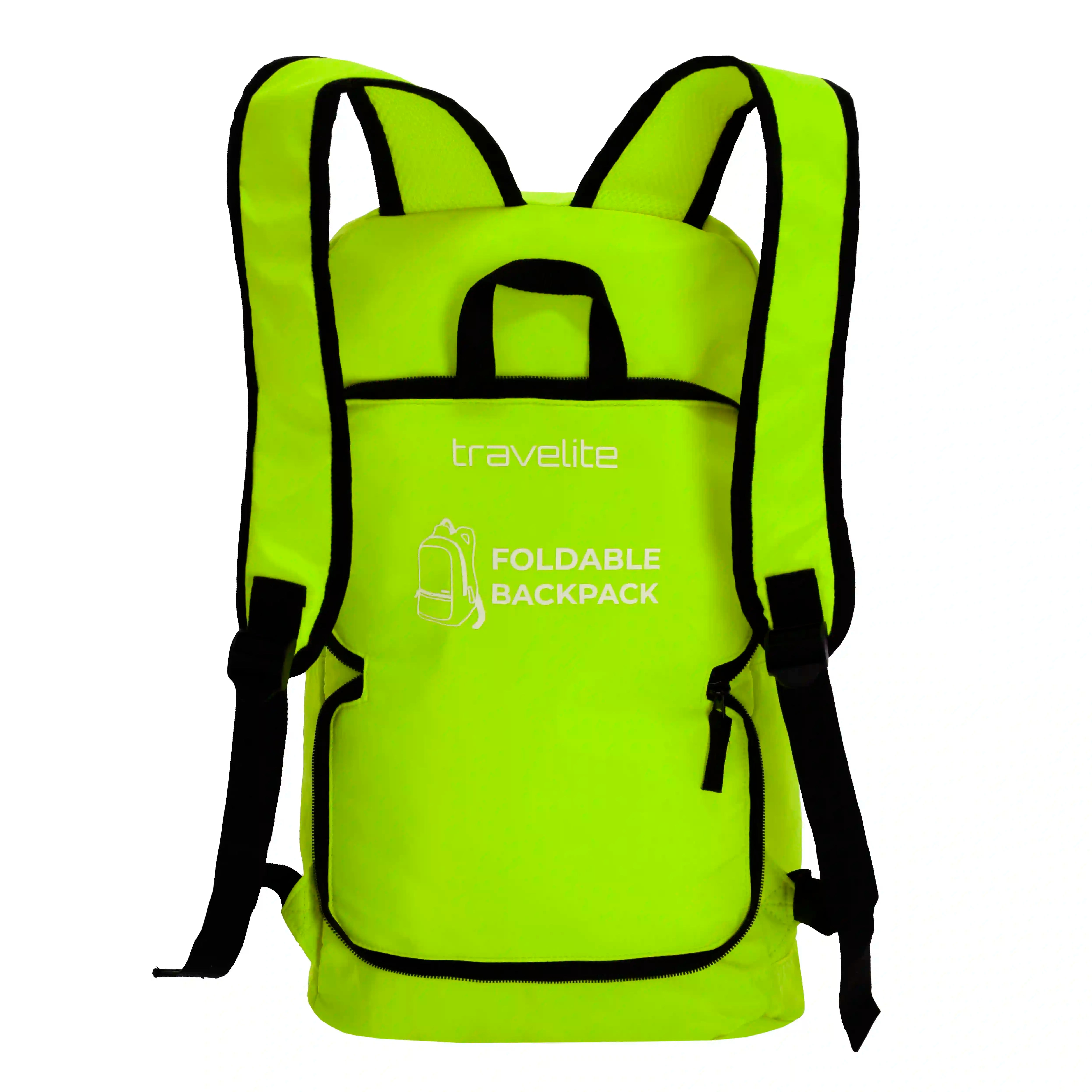 Travelite Accessories sac à dos pliable 46 cm - citron vert