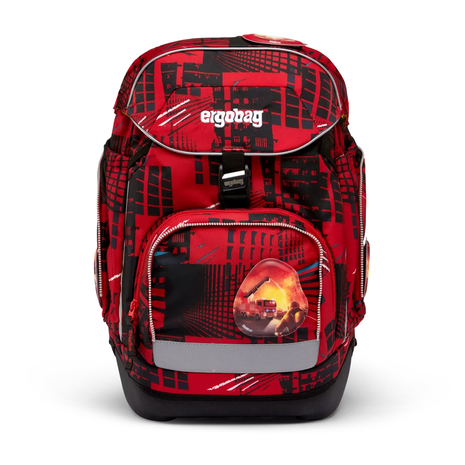 Ergobag Pack 6-teiliges Schulrucksack-Set 40 cm (2023) - Alarmbärreitschaft