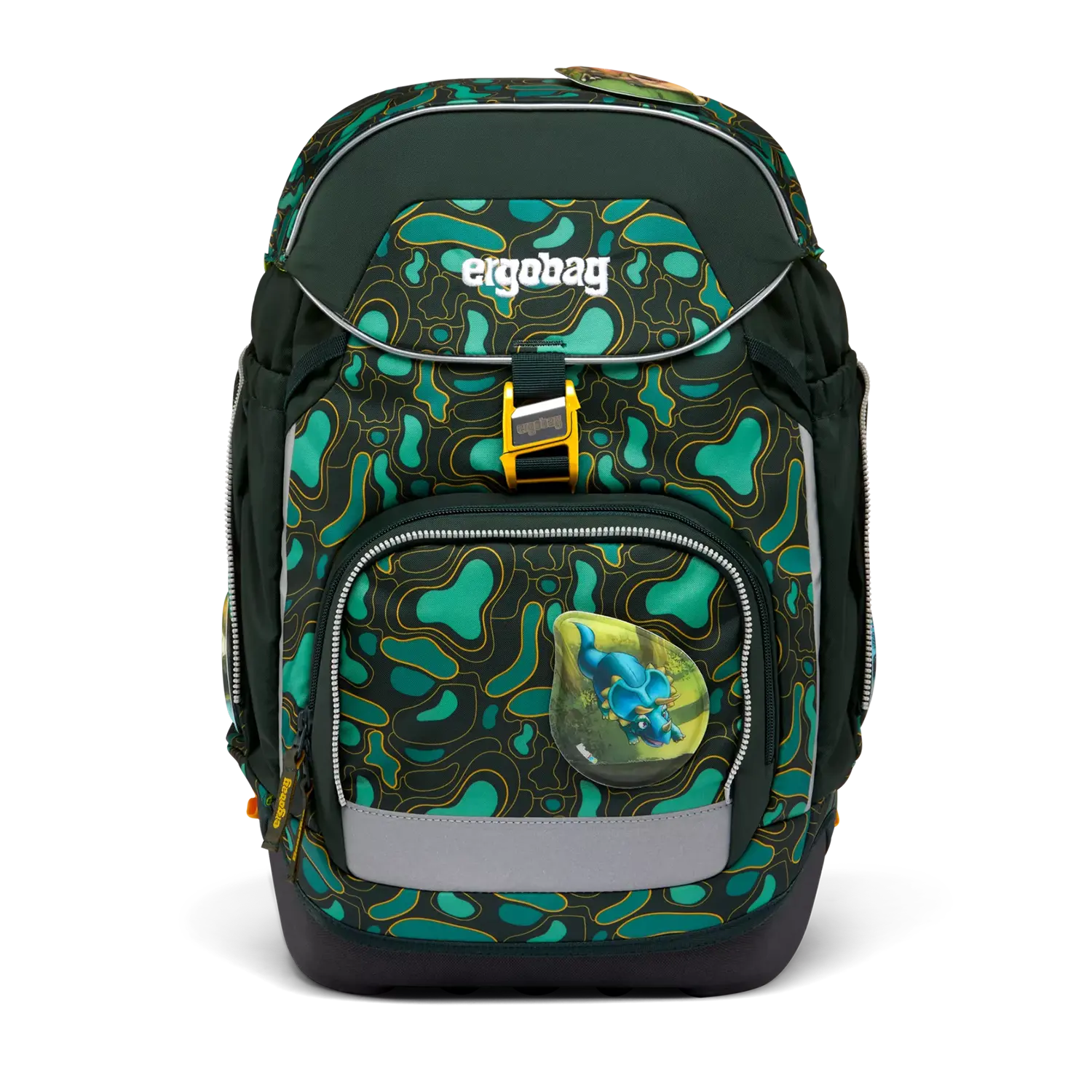 Ergobag Pack 6-teiliges Schulrucksack-Set 40 cm (2024) - Tribäratops