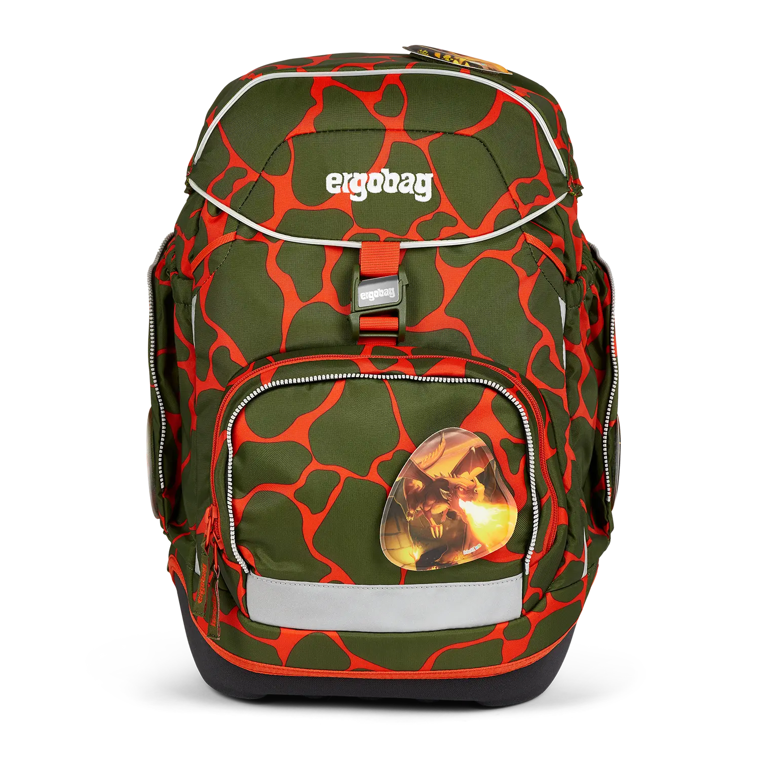 Ergobag Pack 6-teiliges Schulrucksack-Set 40 cm (2024) - FeuerspeiBär