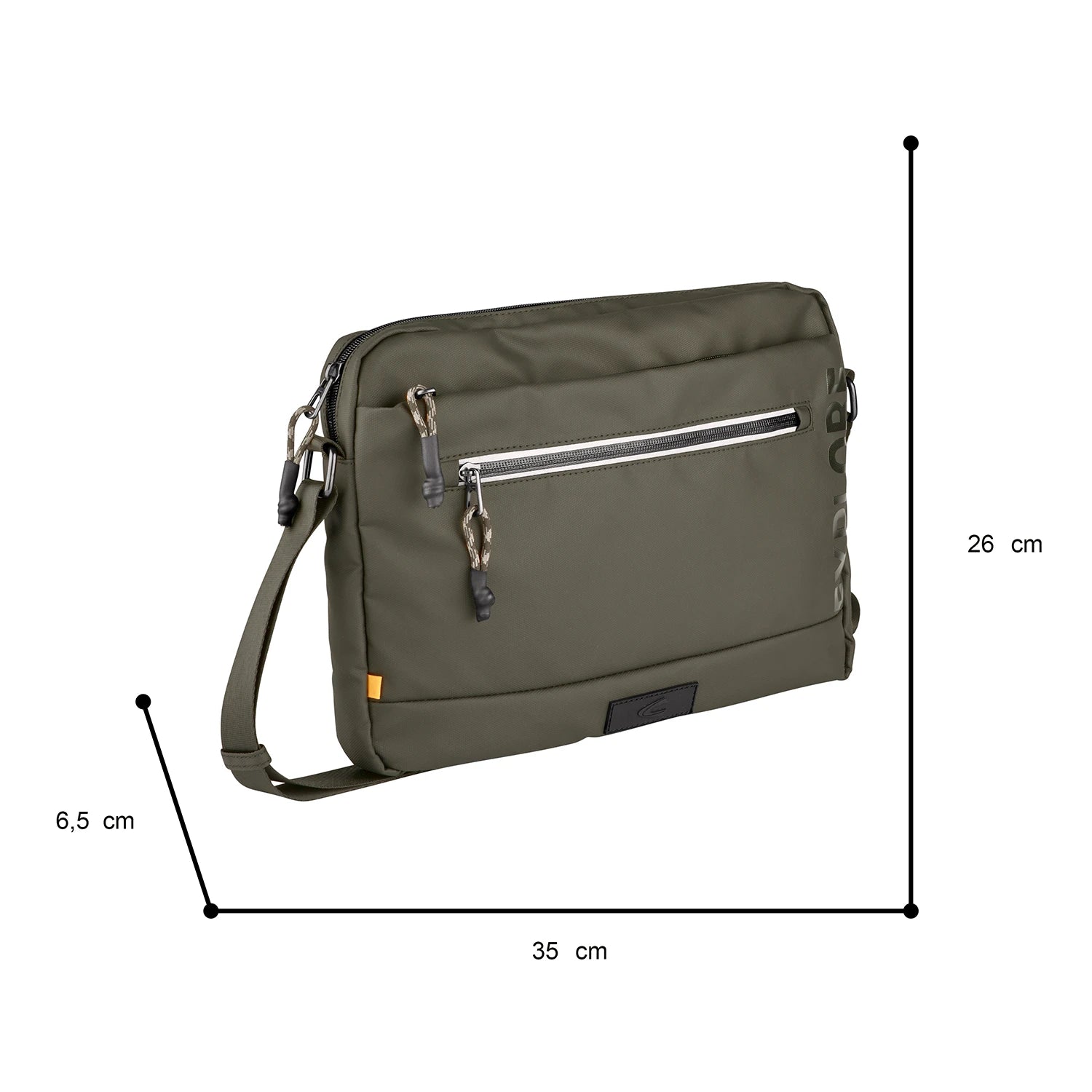 Camel Active Explore Cross Bag M 35 cm - Khaki