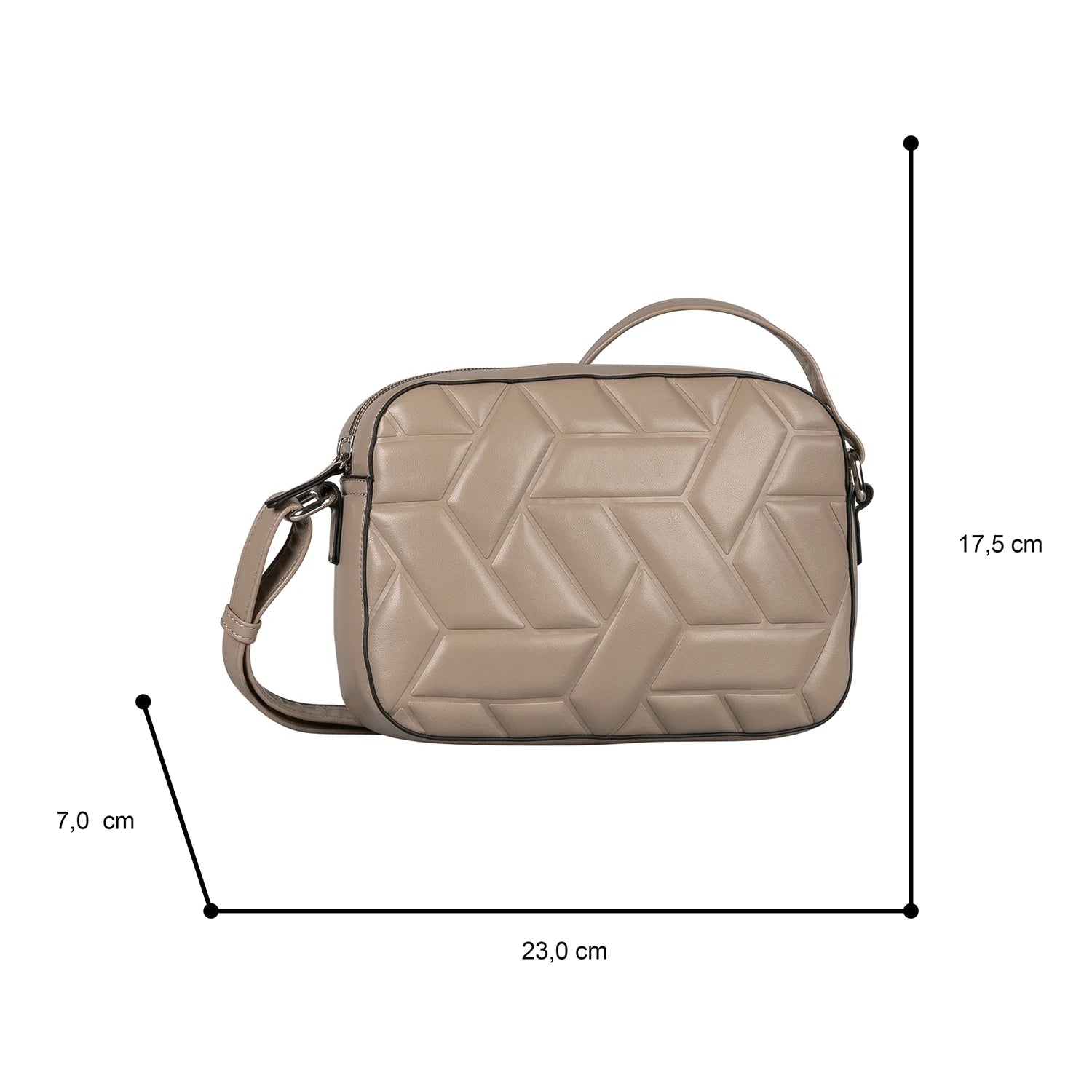 Tom Tailor Amela Camera Bag 23 cm - Taupe