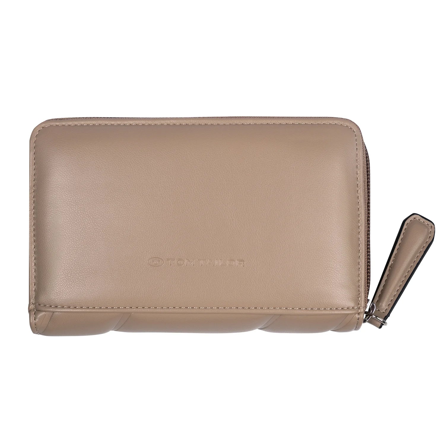 Tom Tailor Amela Medium Zip Wallet 17 cm - Taupe