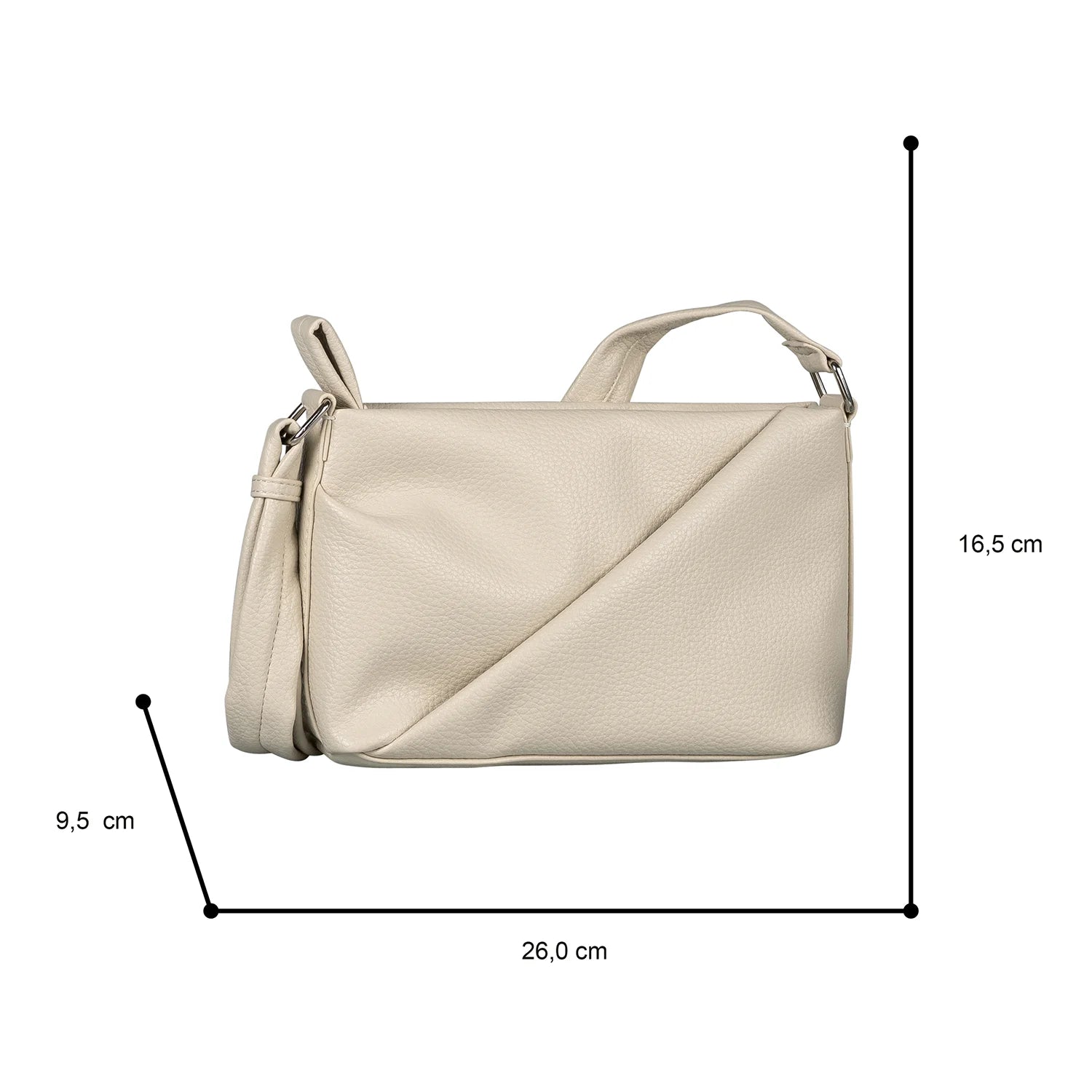 Tom Tailor Adya Cross Bag M 26 cm - Off White